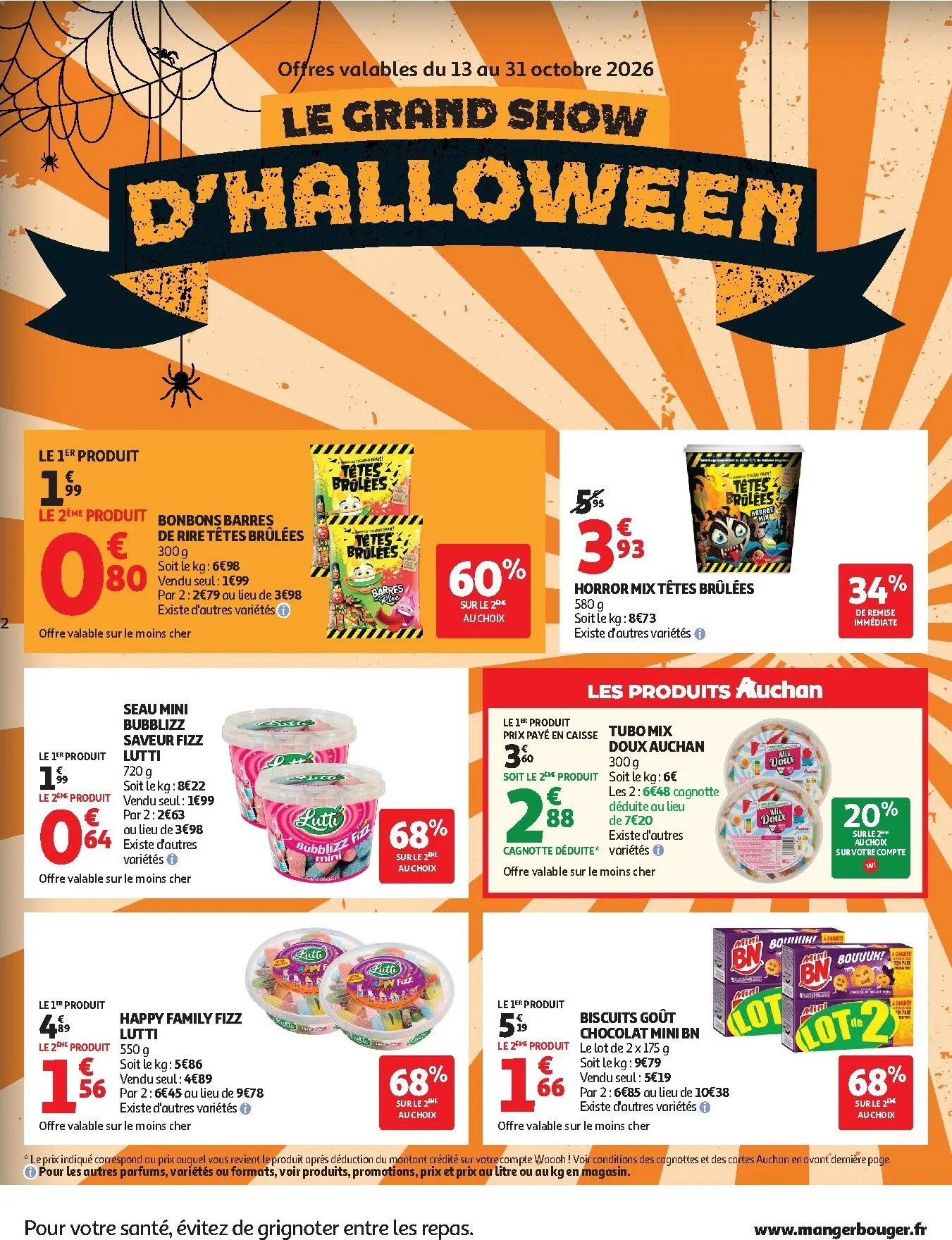 Le Grand Show d'Halloween - Auchan du 13 octobre au 25 octobre 2026 - Catalogue page 2