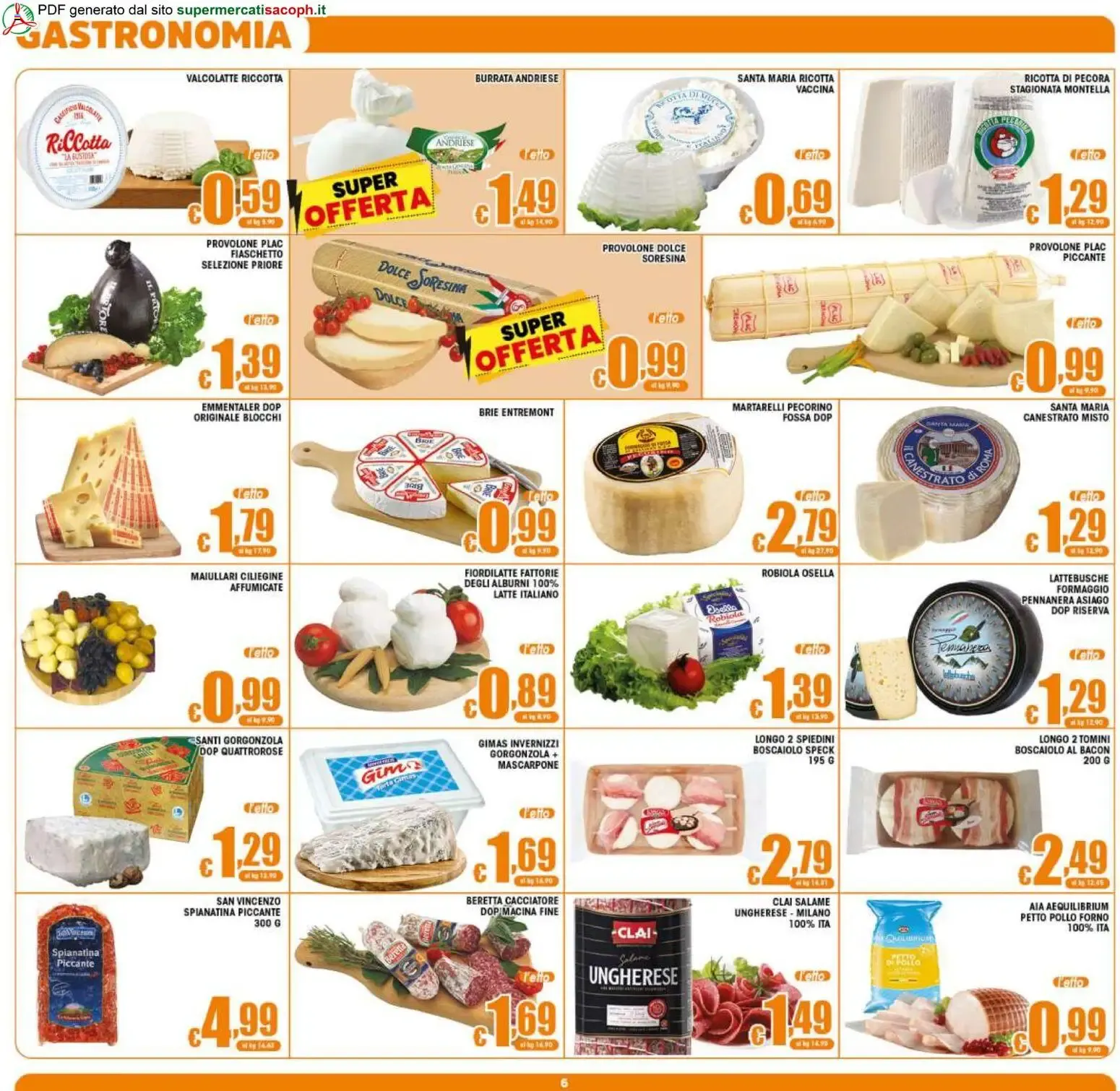 Sacoph volantino dal 12/08/2026 - online Offerte da 12 agosto a 20 agosto di 2026 - Pagina del volantino 6