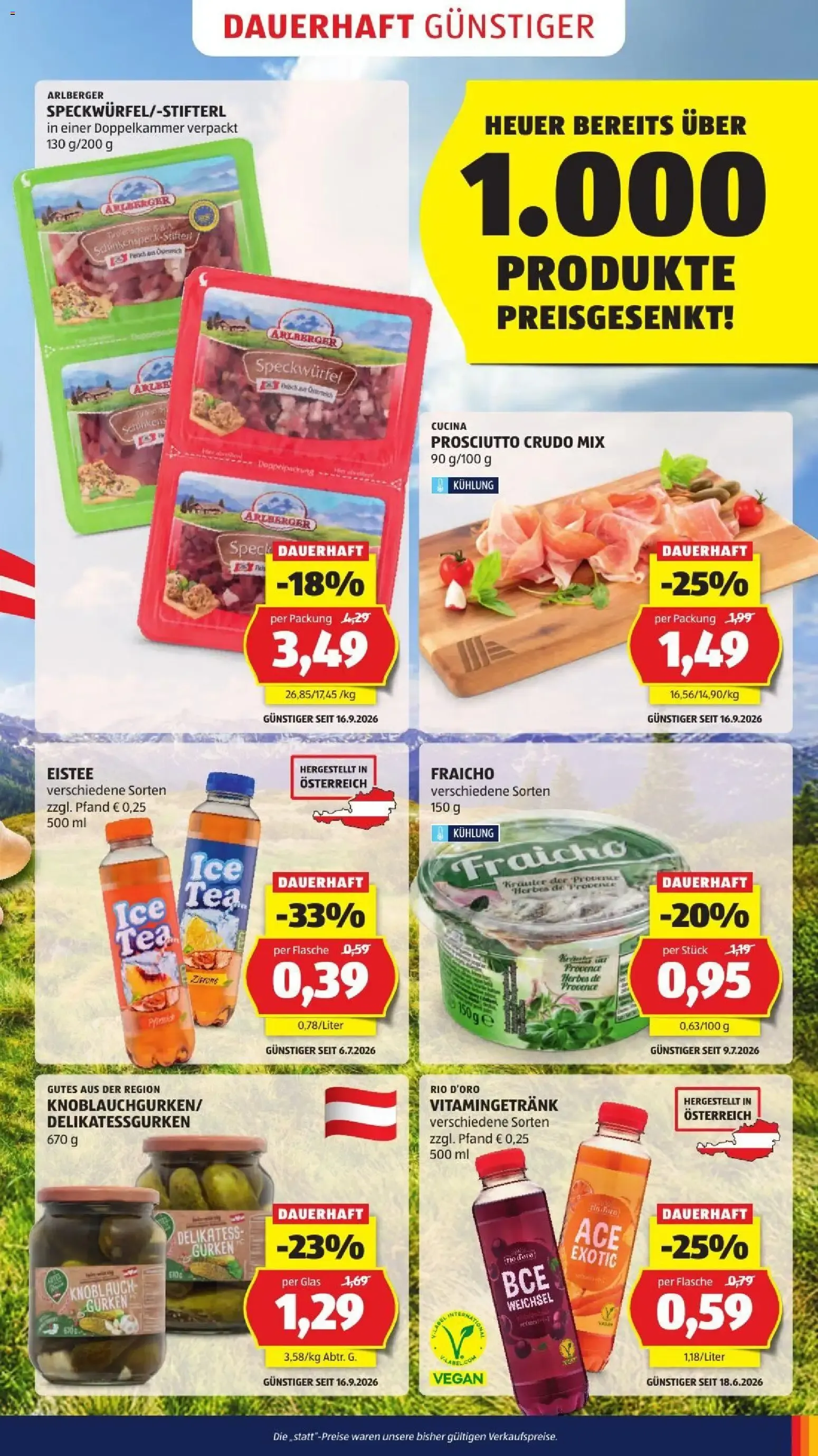 ÖSTERREICHS FRISCHE-DISKONTER NUMMER 1 von 2. Oktober bis 8. Oktober 2026 - Flugblätt seite  7