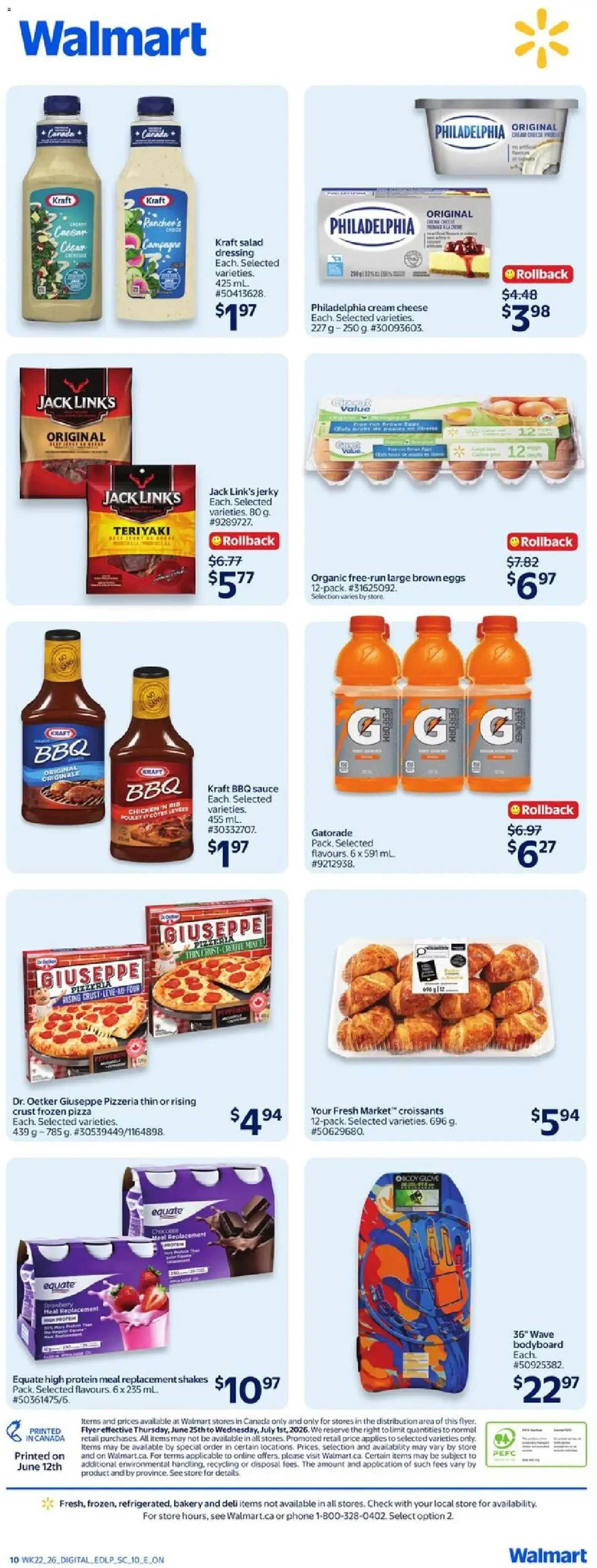 Walmart weekly flyer from Jun 25, 2026 > weekly specials & deals from June 25 to July 1 2026 - flyer page 4