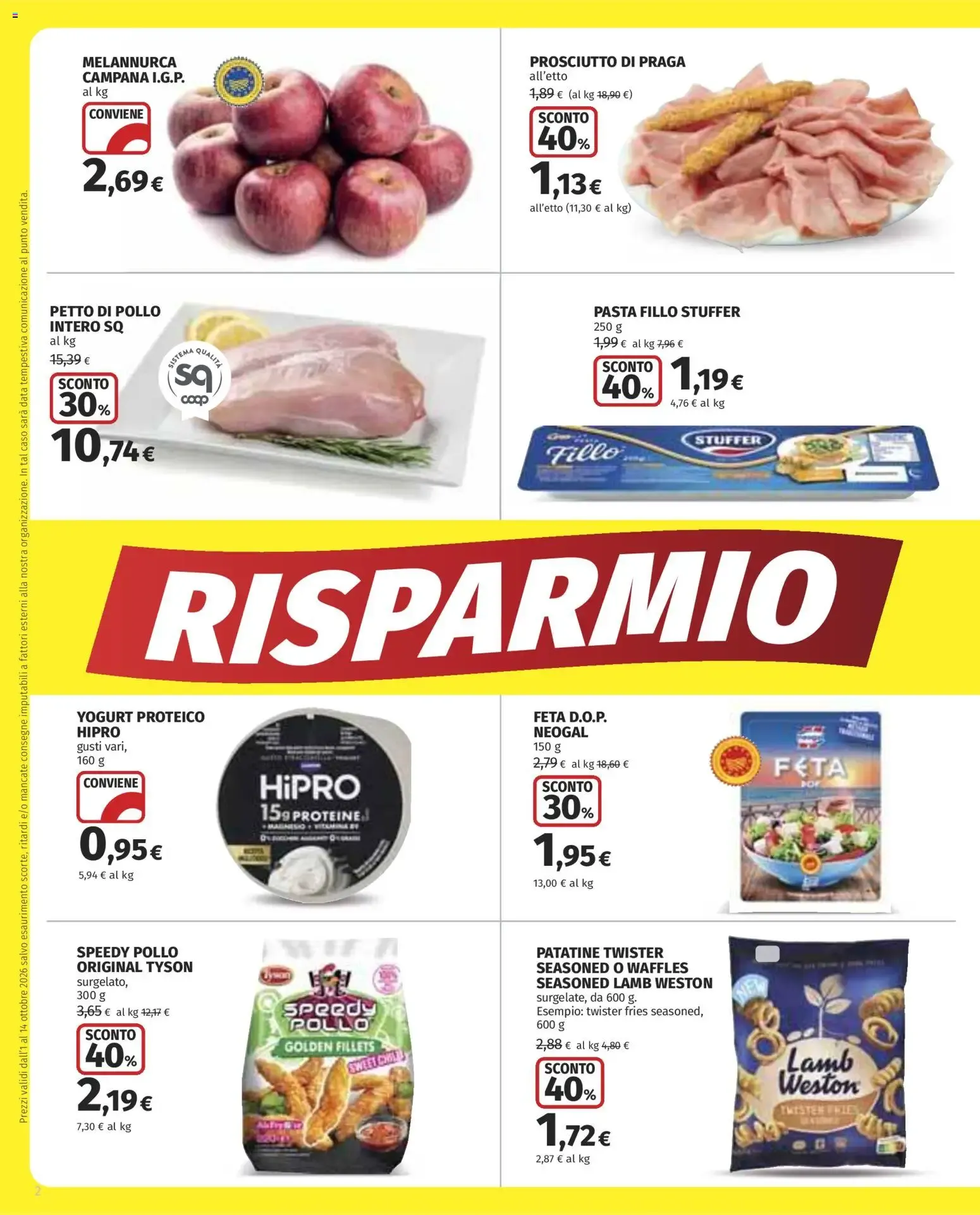 Coop Superstore Extra Offerte da 1 ottobre a 14 ottobre di 2026 - Pagina del volantino 2