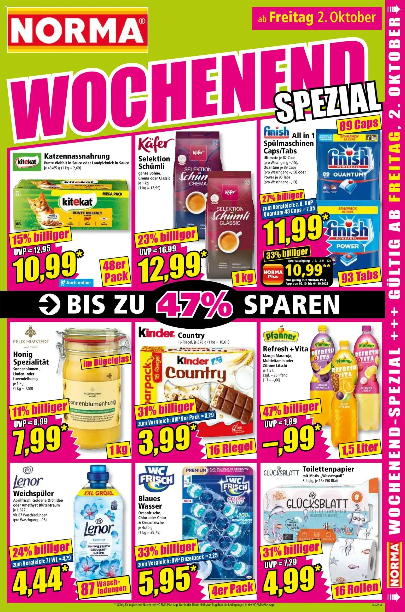 NORMA - Mehr fürs Geld von 28. September bis 4. Oktober 2026 - Prospekt seite 15