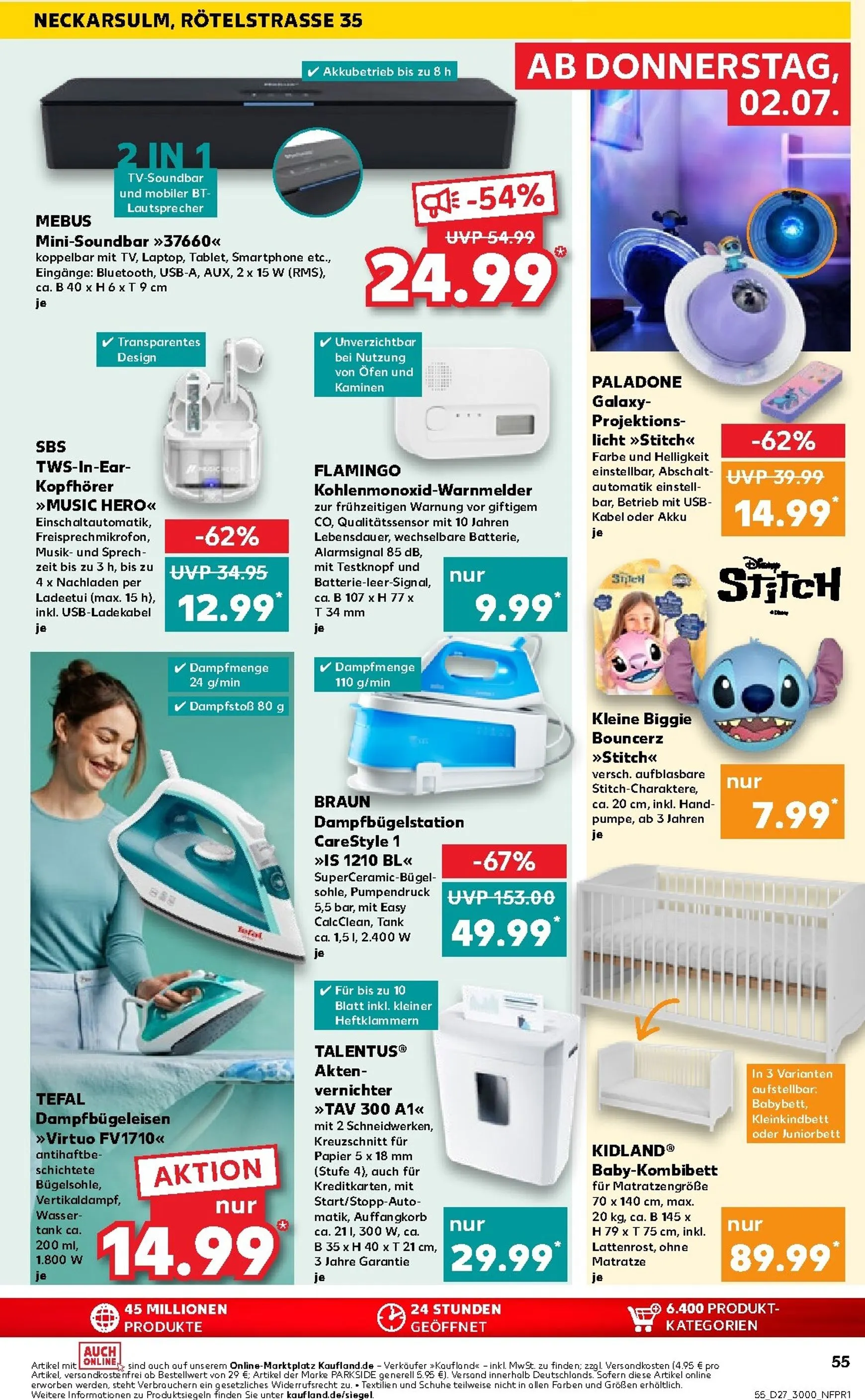 Kaufland Prospekt nächste Woche – von Donnerstag 02.07.2026 bis Mittwoch 08.07.2026 von 2. Juli bis 8. Juli 2026 - Prospekt seite 56