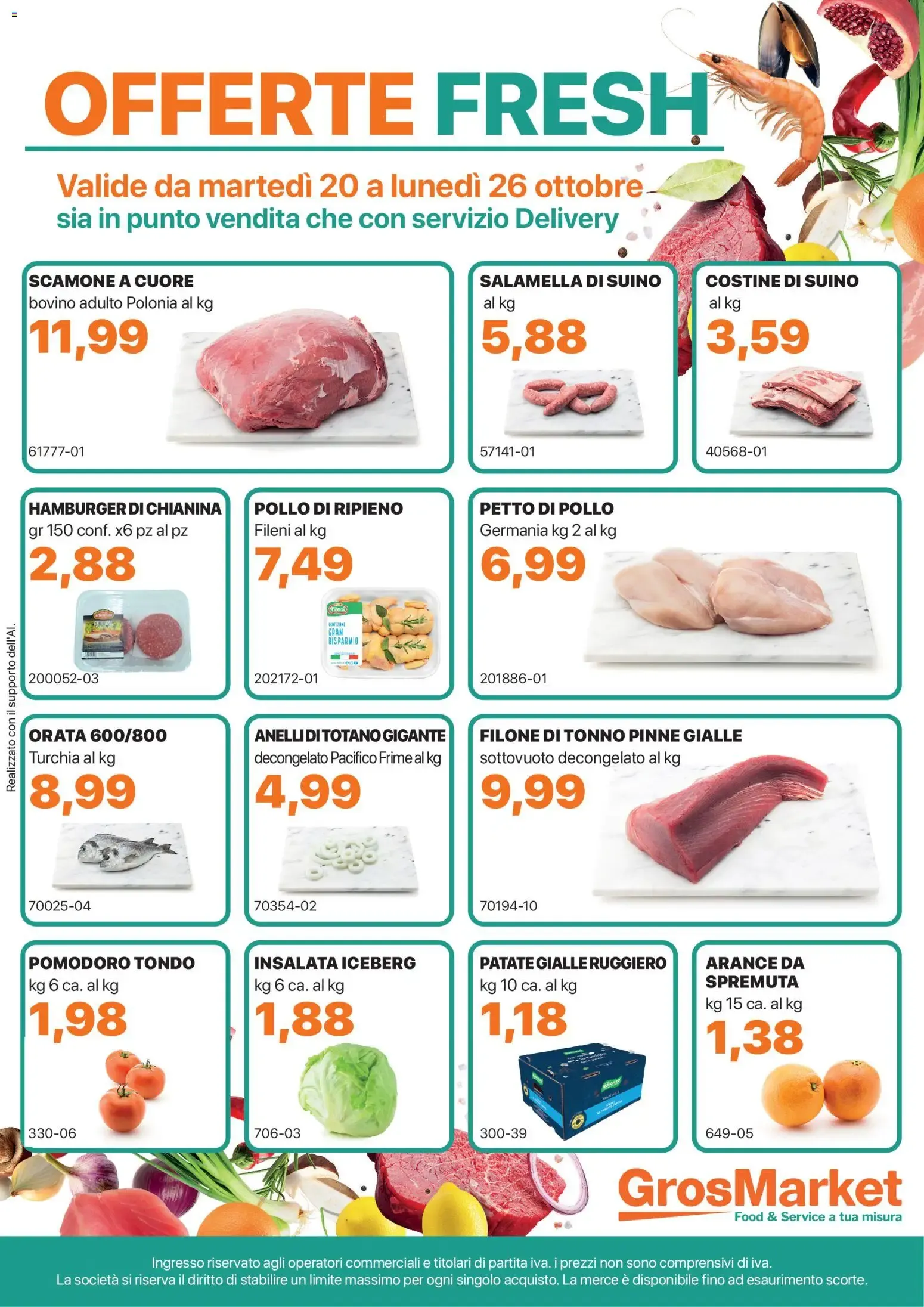 OFFERTE FRESH da 20 ottobre a 26 ottobre di 2026 - Pagina del volantino 1