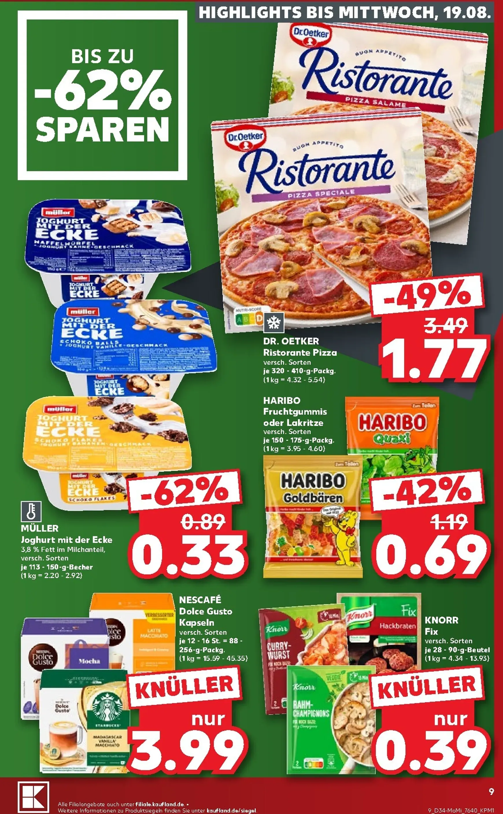 Kaufland - Richtig Sparen Prospekt nächste Woche – von Montag 17.08.2026 bis Mittwoch 19.08.2026 von 17. August bis 19. August 2026 - Prospekt seite 9