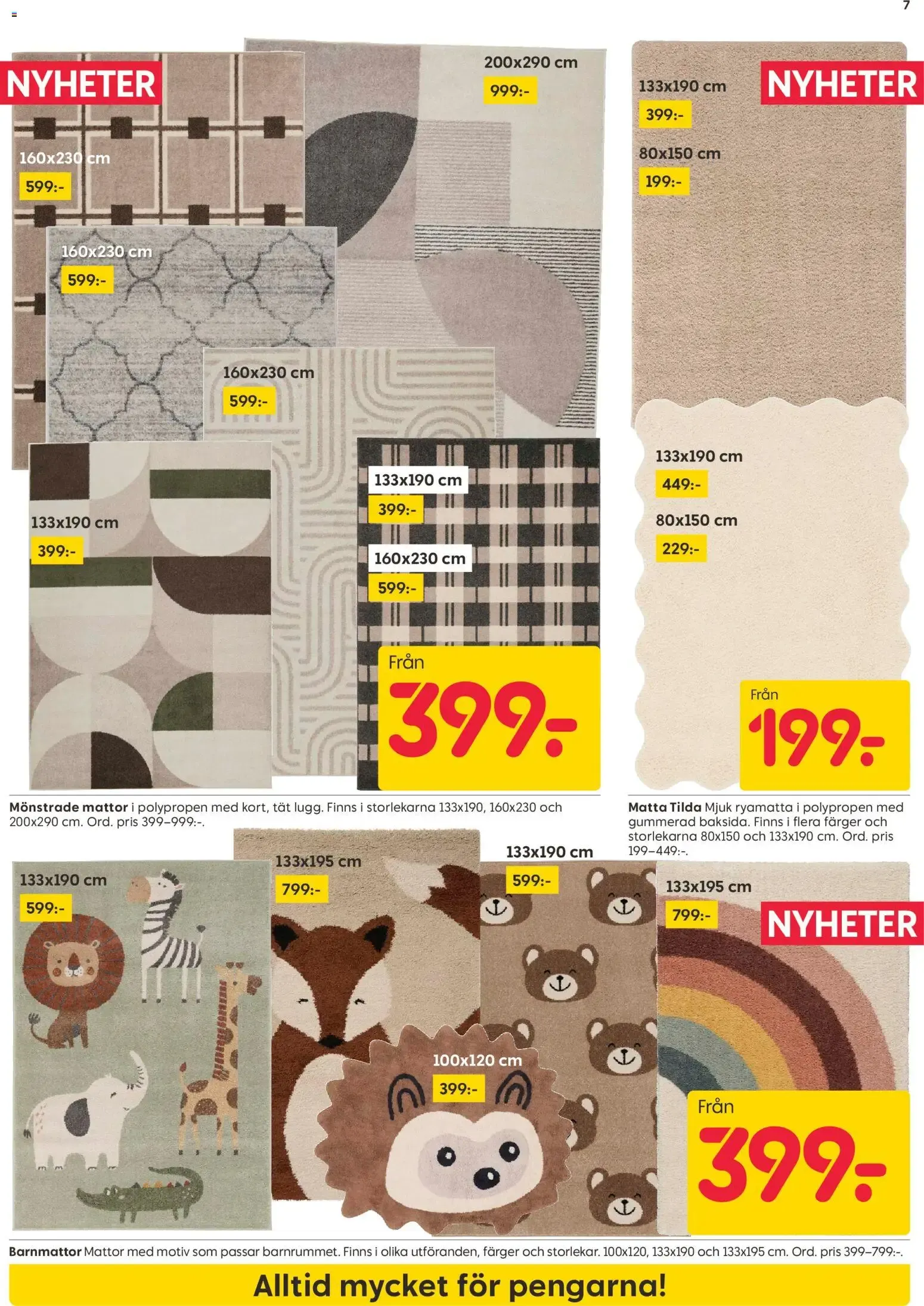Rusta erbjudanden från 07/09/2026 - 13/09/2026 > Reklamblad nuvarande rabatter från 7 september till 13 september 2026 - Reklamblad sidor 7