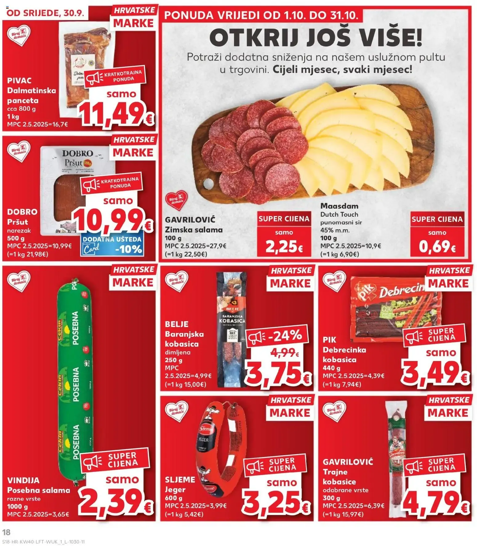 Katalog Kaufland Katalog novi od 30.09.2026 na listanje > letak digitalni od 30. rujna do 6. listopada 2026. - Pregled Stranica 18
