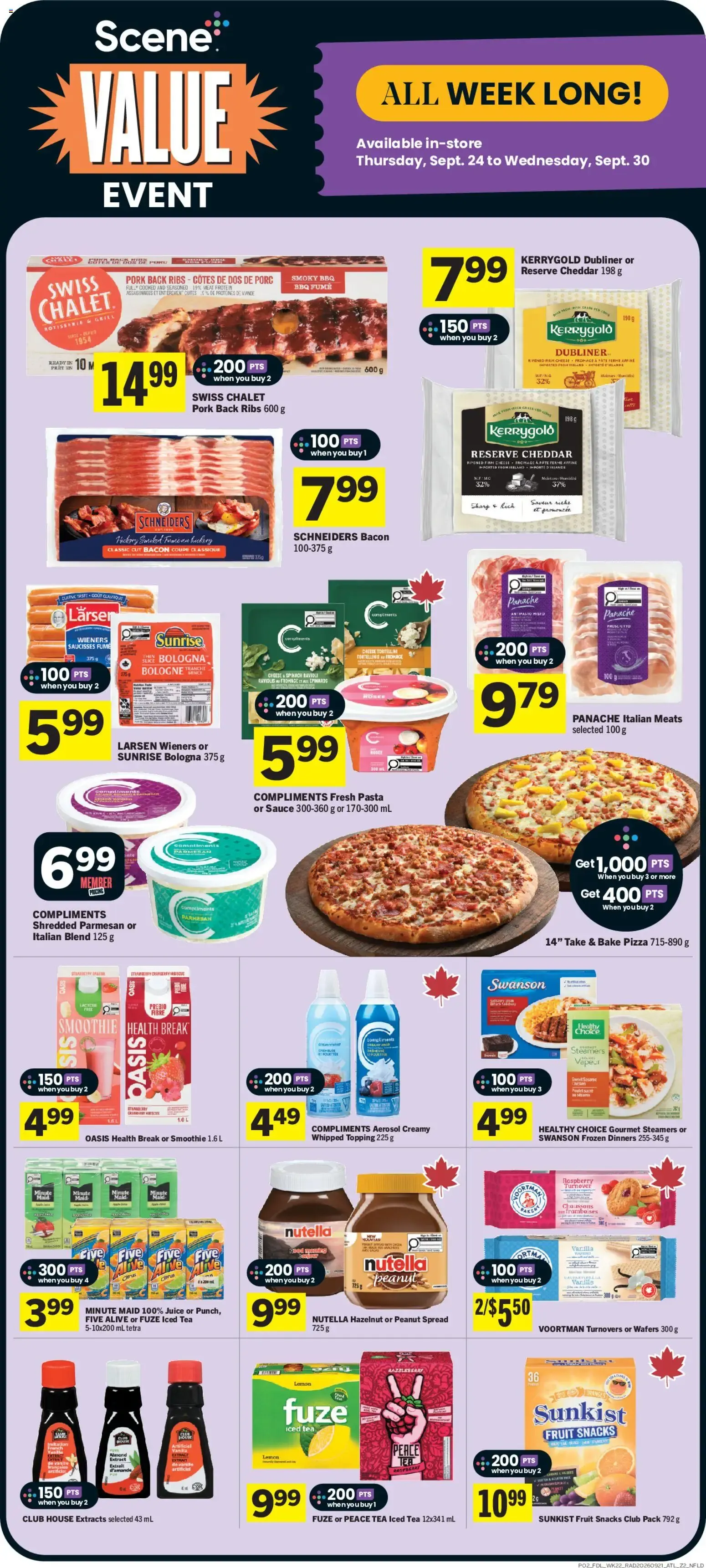 Foodland weekly flyer / circulaire from Sep 24, 2026 > weekly specials & deals from September 24 to September 30 2026 - flyer page 3