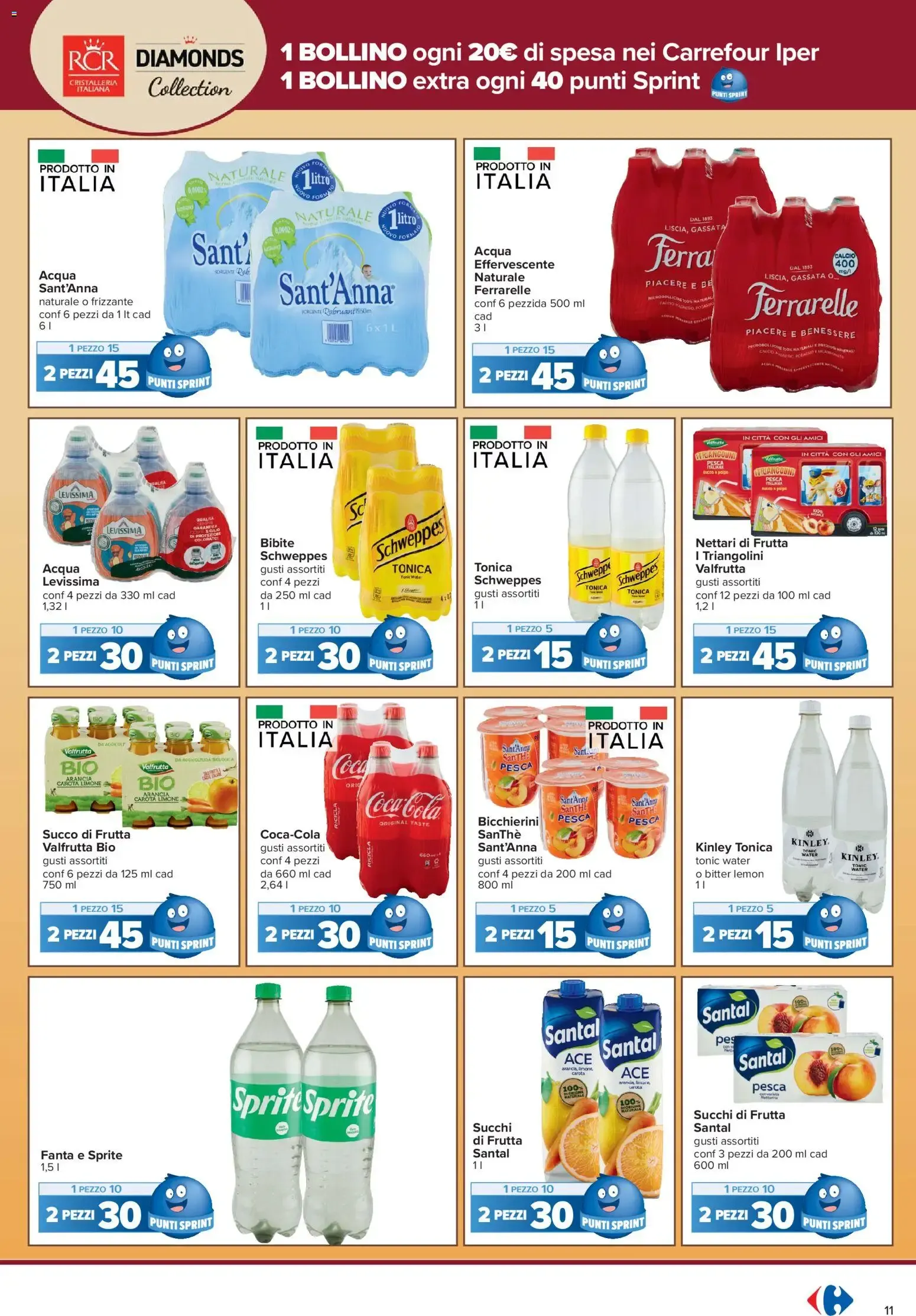 Carrefour Iper - La tua carta SpesAmica Payback vola con i Punti Sprint da 13 ottobre a 25 ottobre di 2026 - Pagina del volantino 11