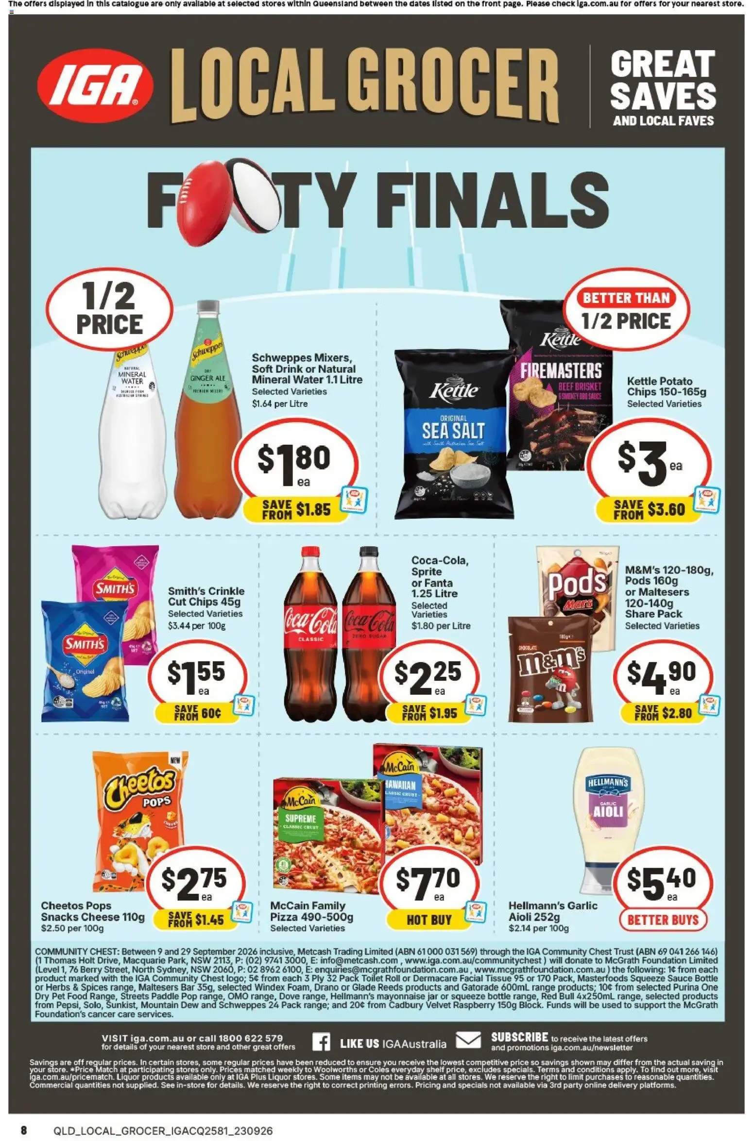 IGA catalogue valid from 23/09/2026 > Online Australia - Catalogue valid from 23 September to 29 September 2026 - page 8
