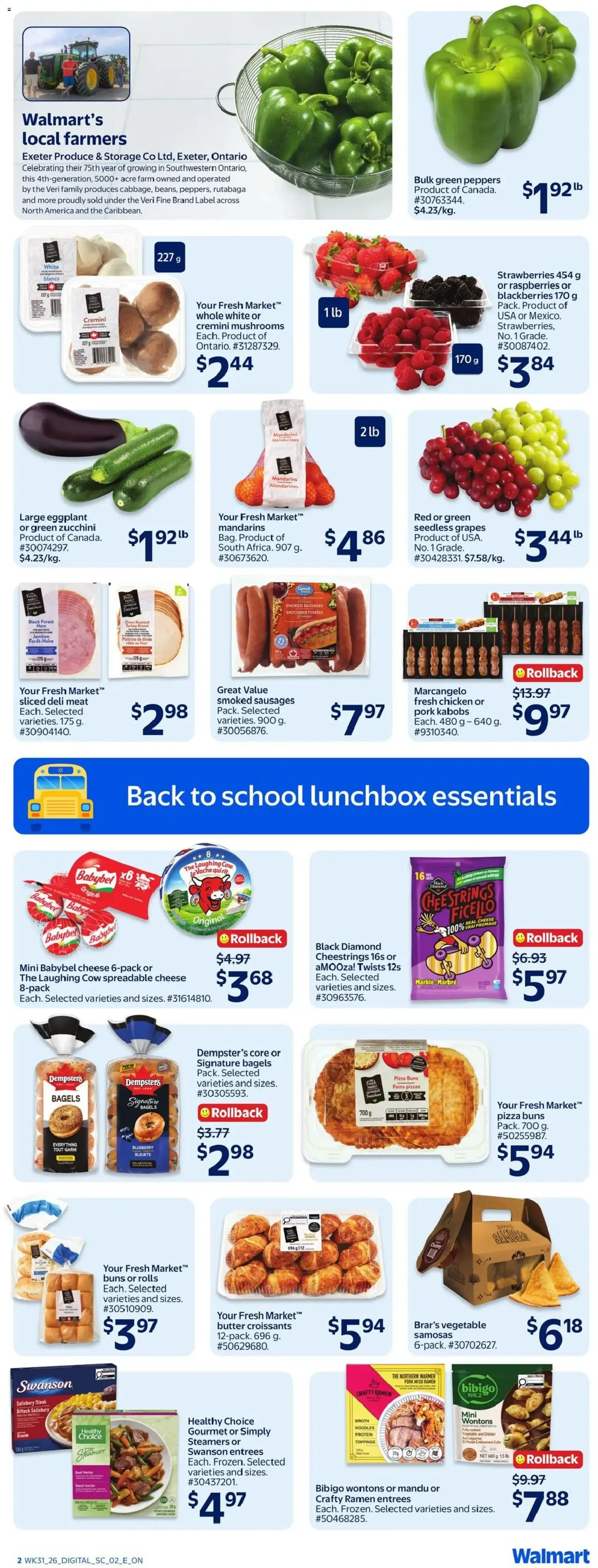 Walmart weekly flyer from Aug 27, 2026 > weekly specials & deals from August 27 to September 2 2026 - flyer page 6