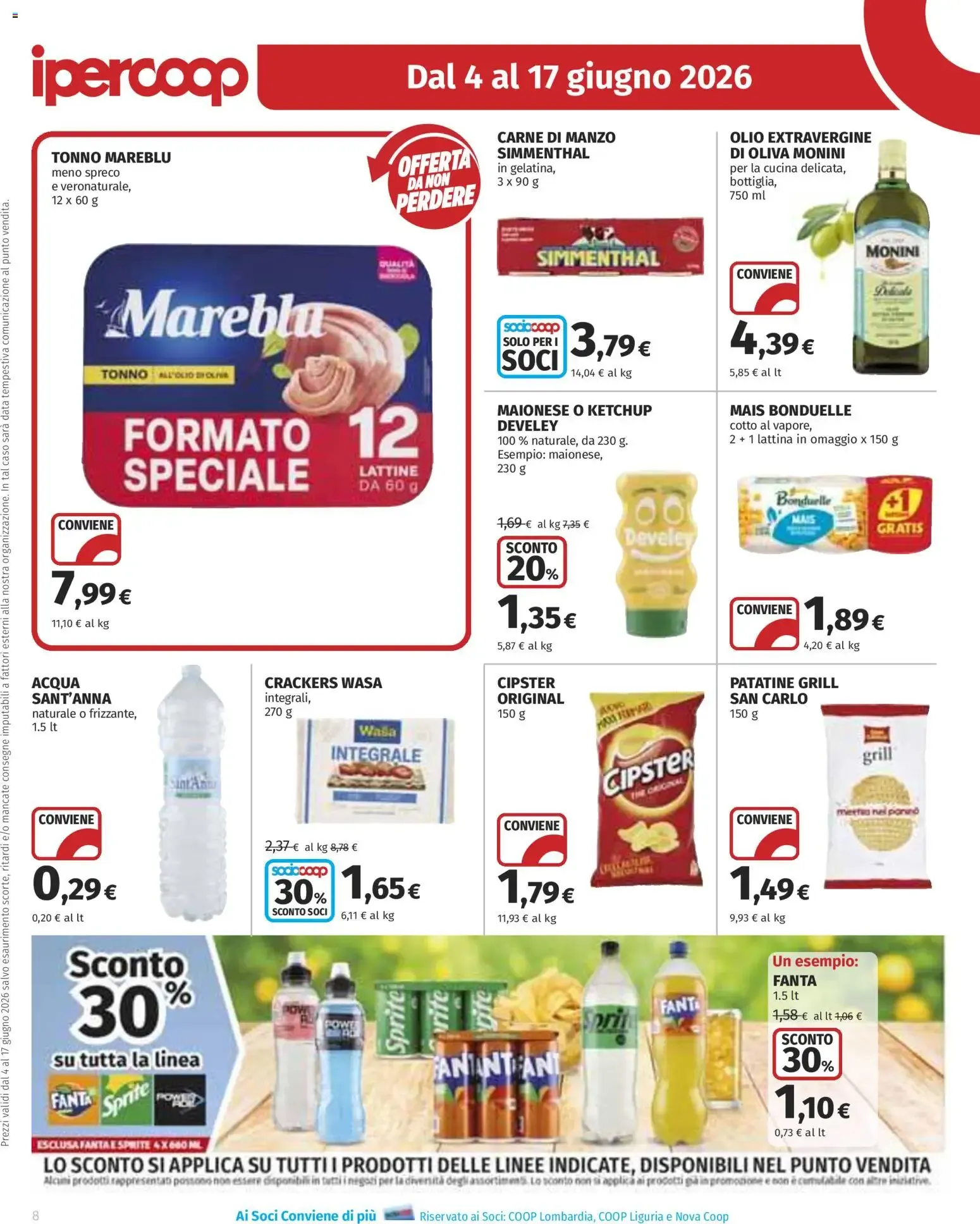 Ipercoop volantino - scopri il nuovo volantino valido dal 04/06/2026 ⭐️ da 4 giugno a 17 giugno di 2026 - Pagina del volantino 8