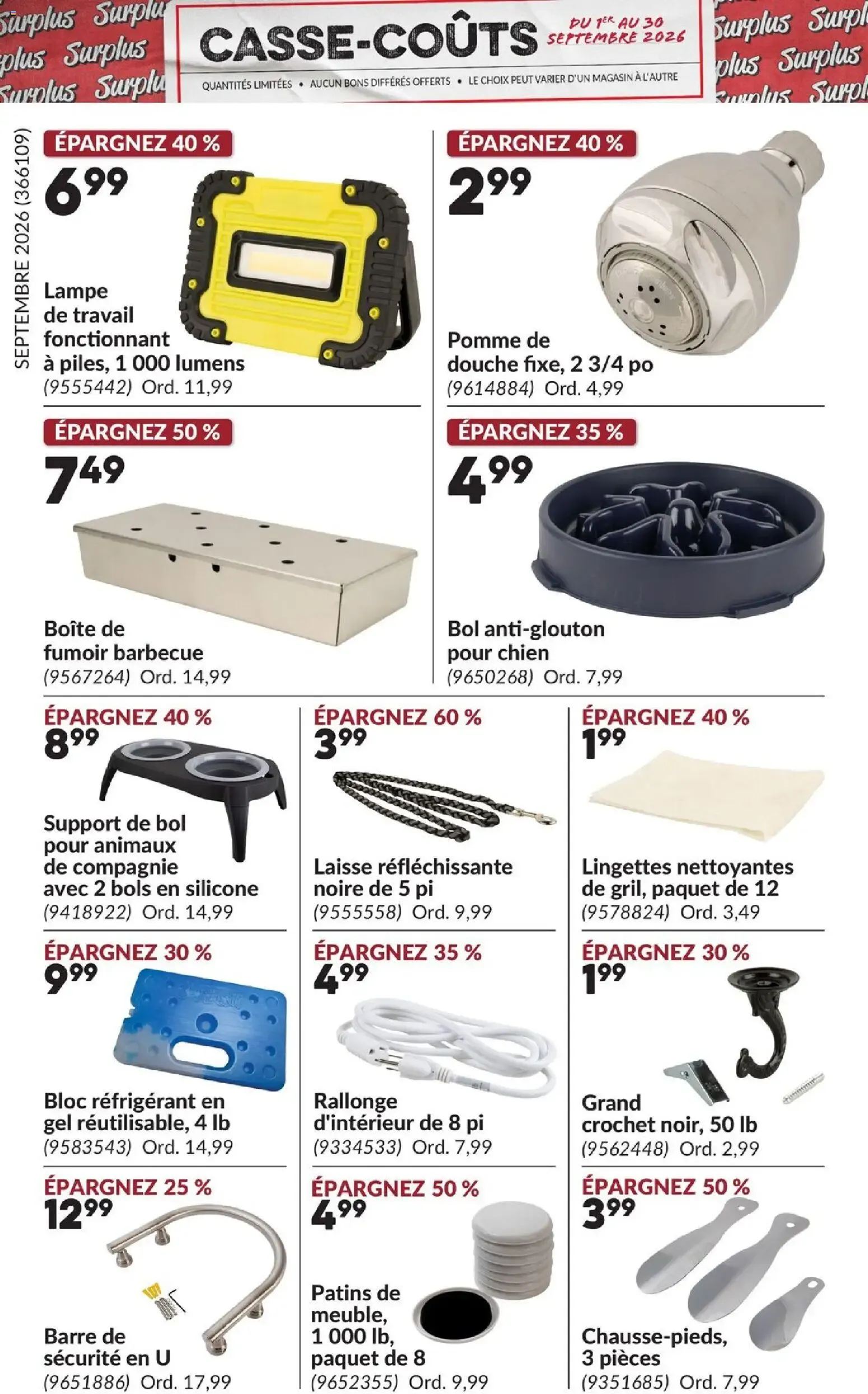 Princess Auto Casse-Coûts from September 1 to September 30 2026 - flyer page 11