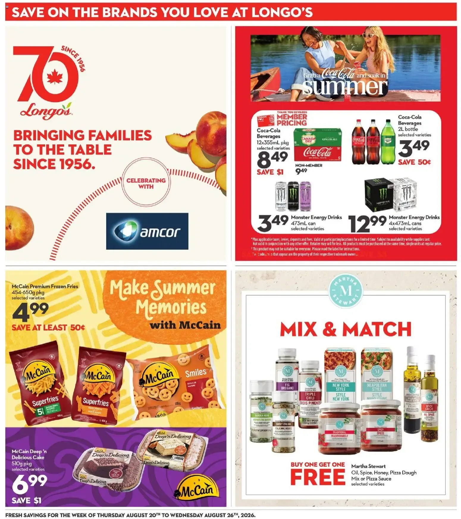 Longo's weekly flyer / circulaire from Aug 20, 2026 > weekly specials & deals from August 20 to August 26 2026 - flyer page 16