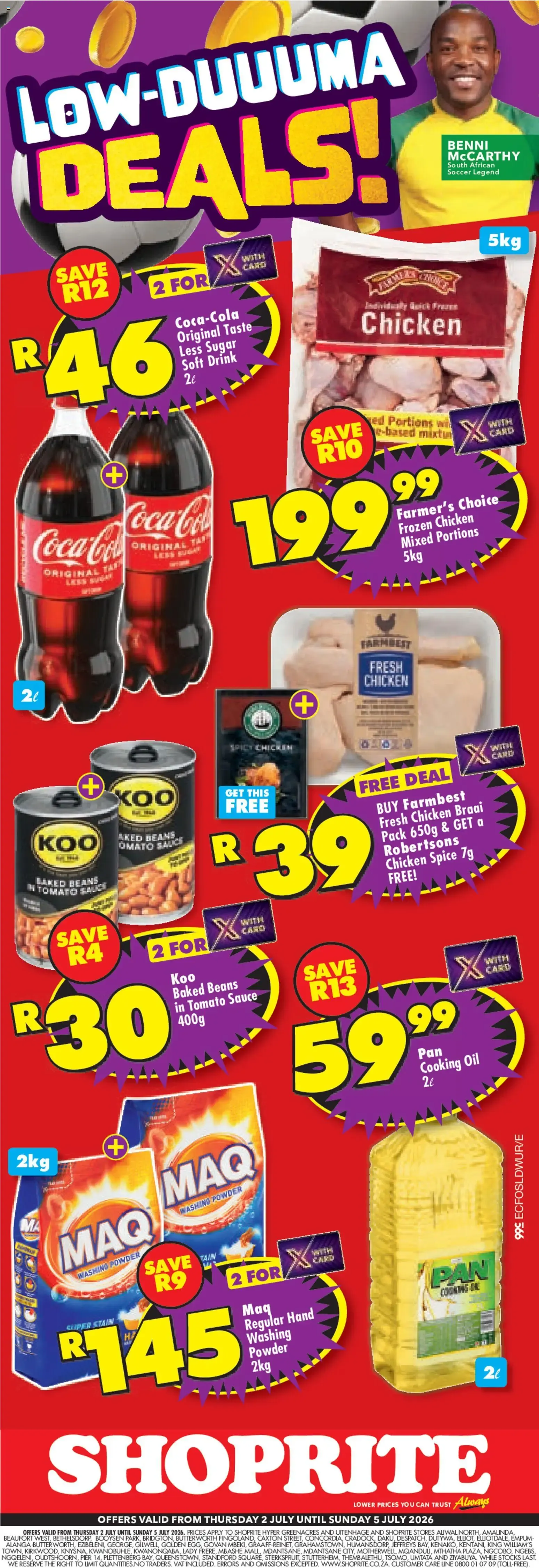 Shoprite - Low-Duuuma Deals from 2 July to 5 July 2026 - Catalogue Page 1