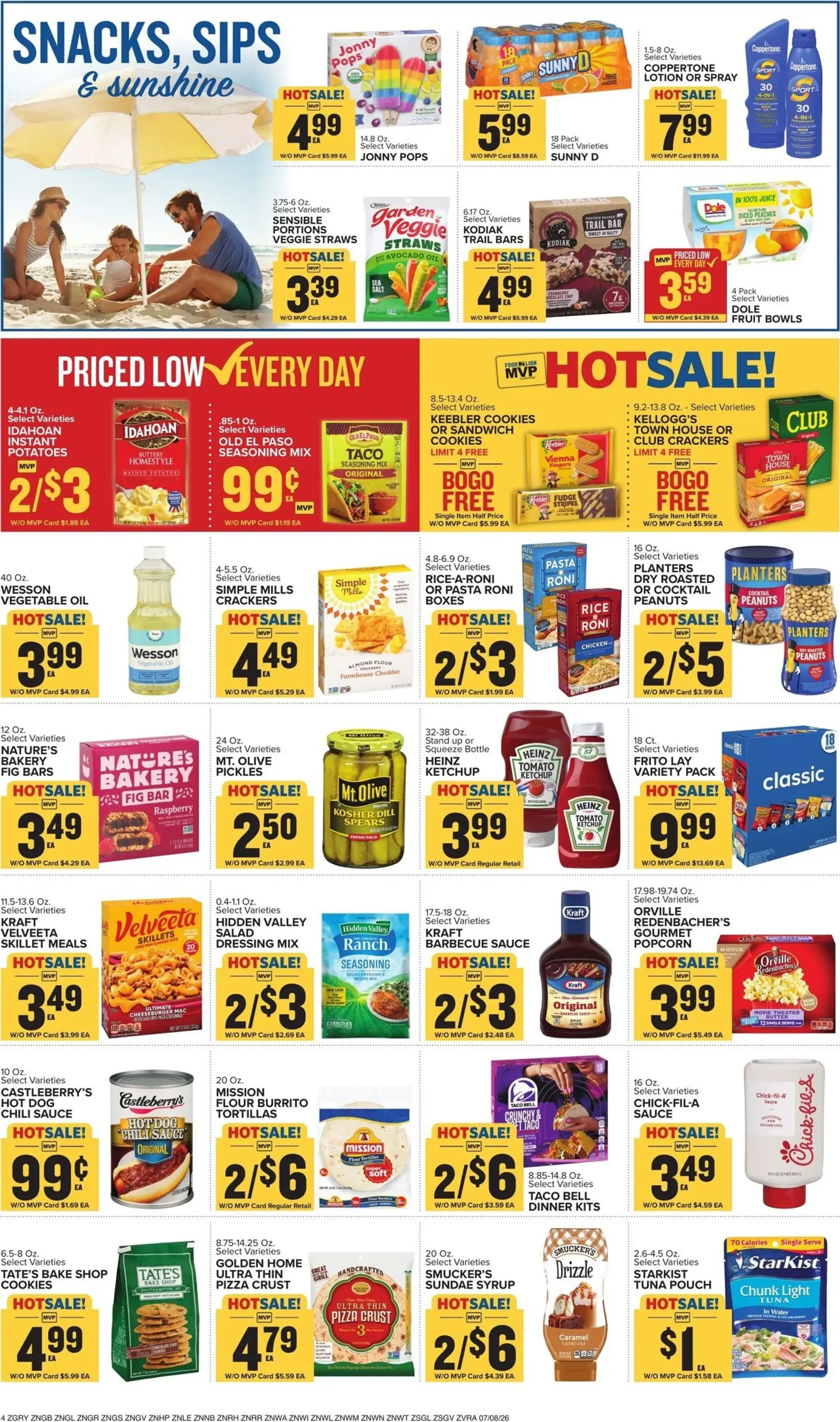Weekly ad Food Lion: Summer Days Hot Deals from July 8 to July 14 2026 - Page 8