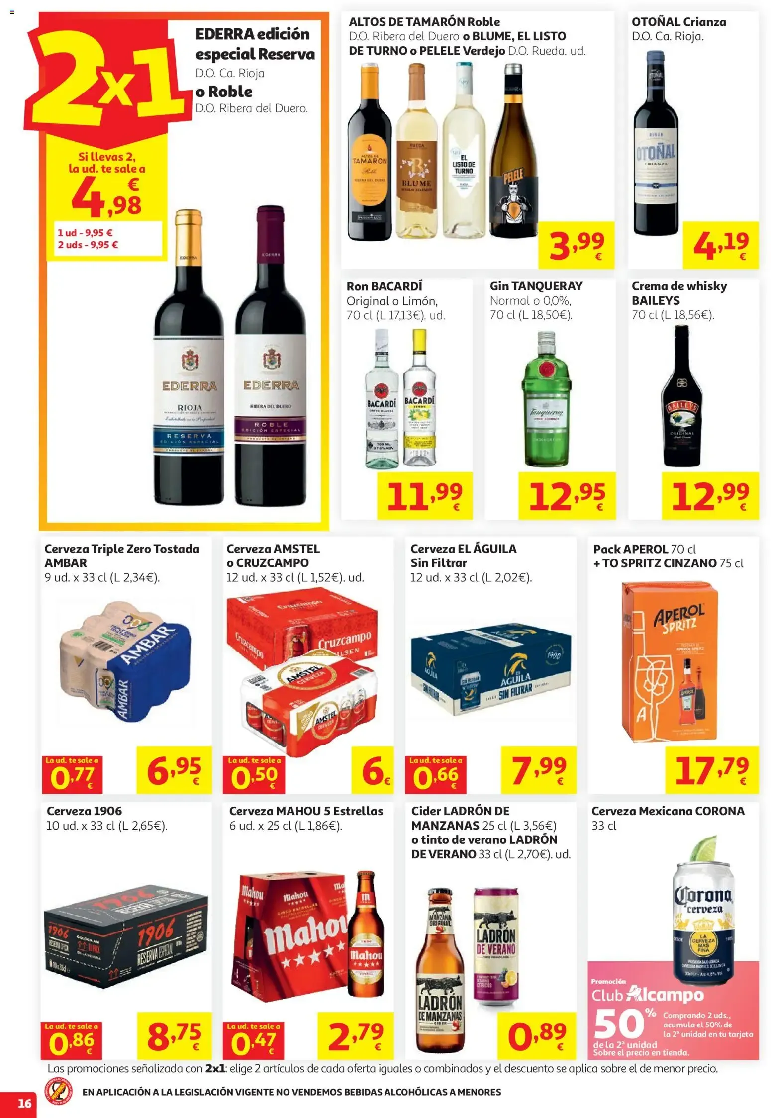 Catálogo de Alcampo: Estiu Fruiter y Ofertas Isabel 3x2 15 de julio al 28 de julio 2026 - Página 16