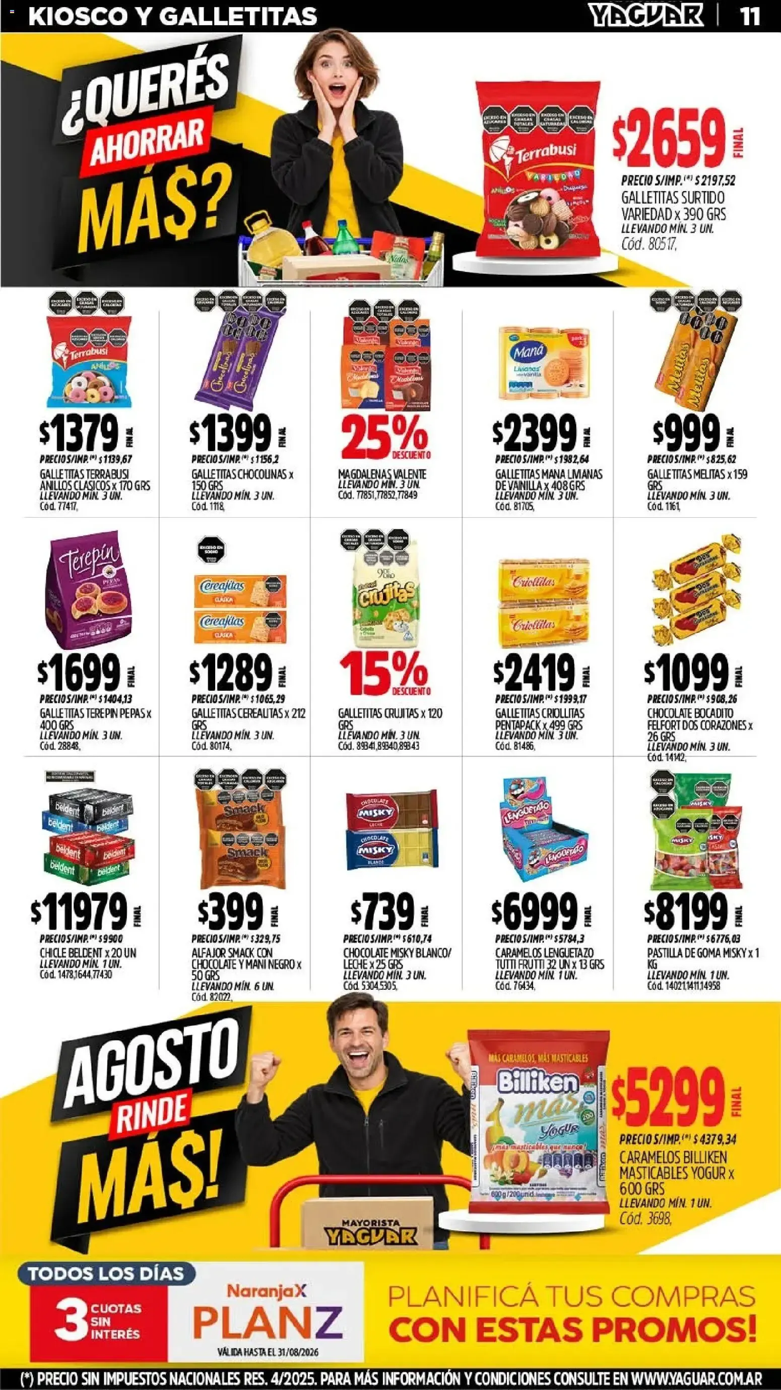 Ofertas de Yaguar - Oferta Semanal Mendoza del 24/08/2026 - 29/08/2026 24 de agosto al 29 de agosto 2026 - Página 10 del catálogo