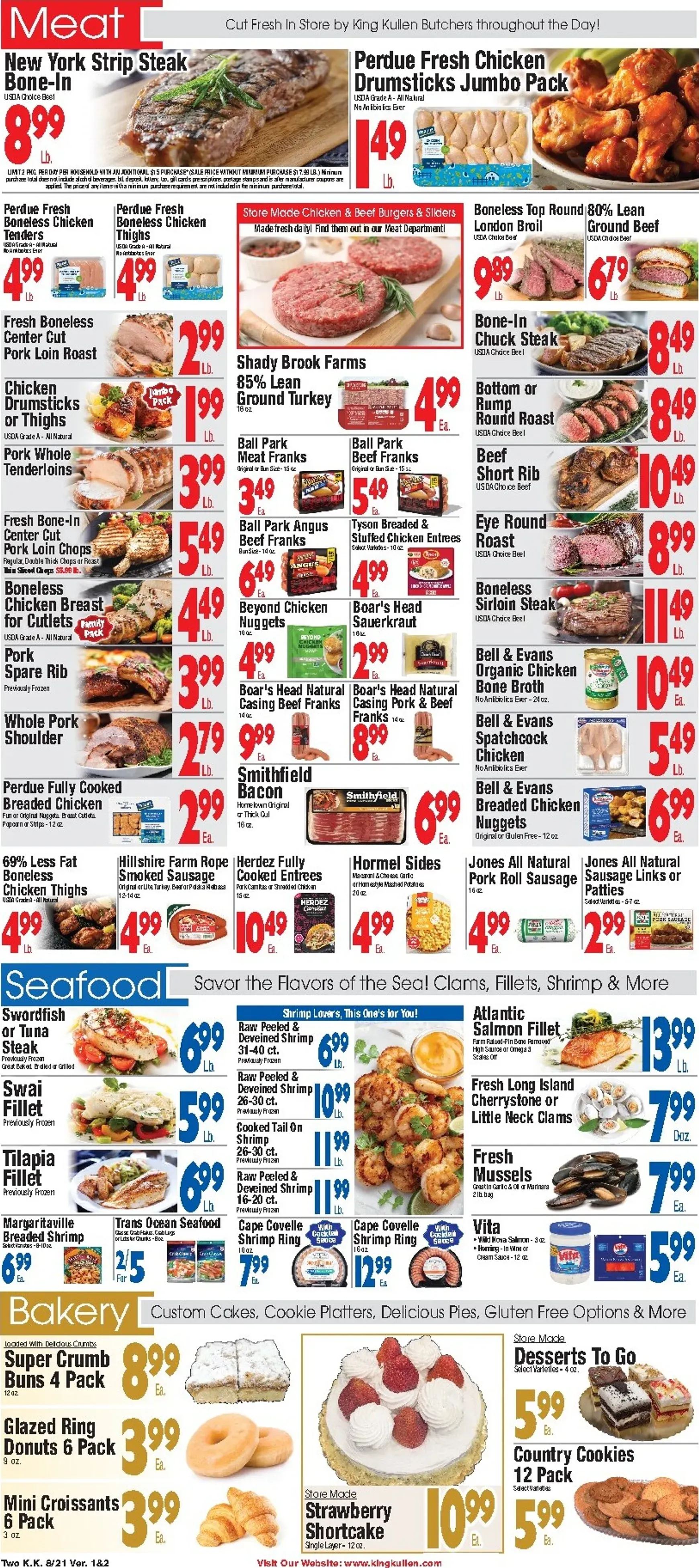 Weekly ad Current King Kullen leaflet valid from Friday 08/21/2026 to Thursday 08/27/2026 from August 21 to August 27 2026 - Page 2
