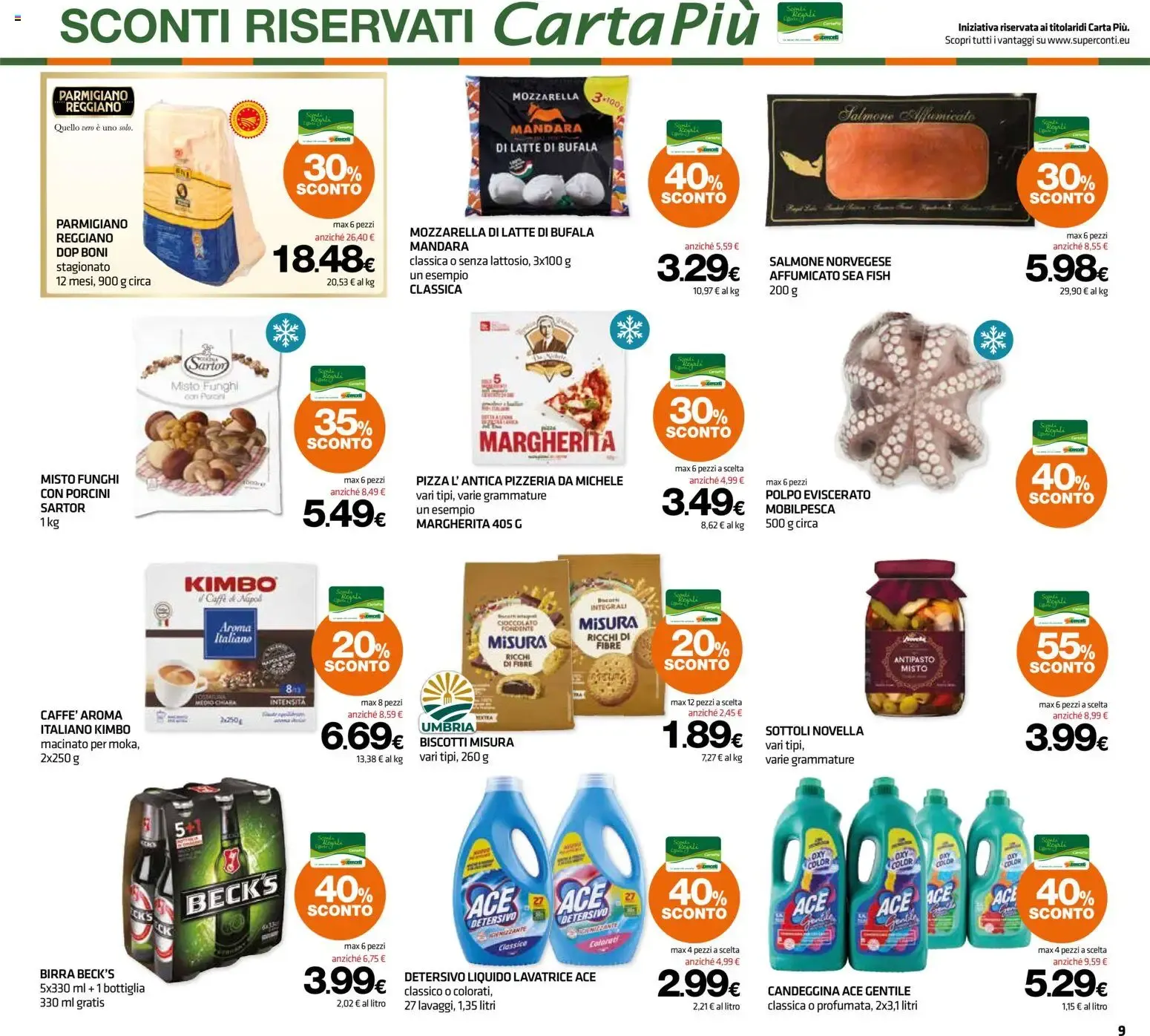 Superconti volantino dal 10/09/2026 - online Offerte da 10 settembre a 23 settembre di 2026 - Pagina del volantino 9