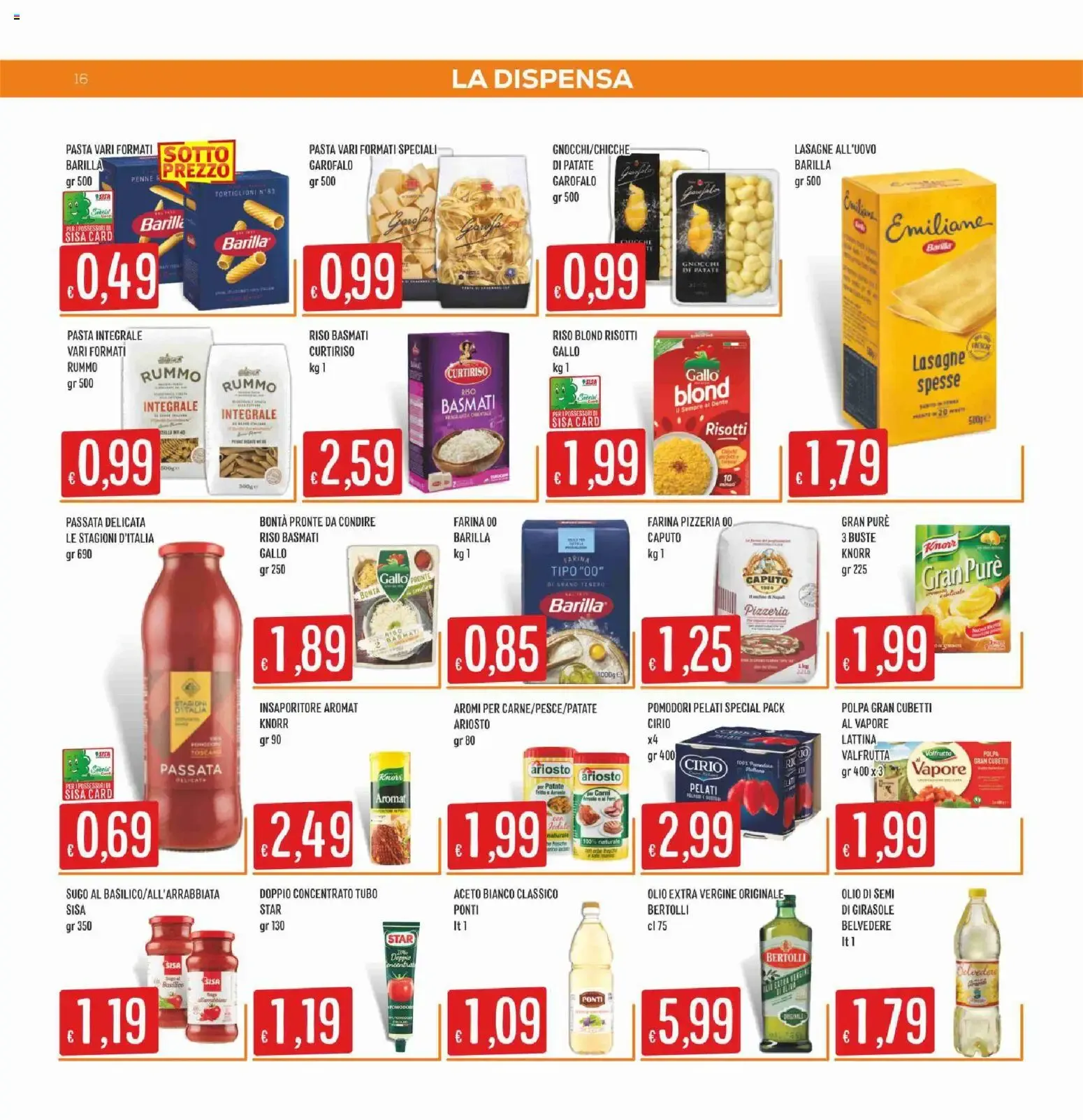 Nuovo SISA volantino Calabria dal 06/08/2026 > offerte anteprima 🛍️ da 6 agosto a 19 agosto di 2026 - Pagina del volantino 16