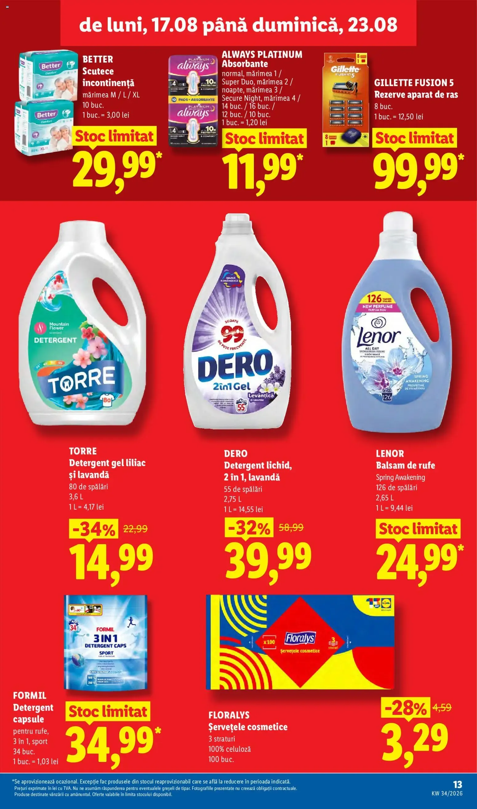 Catalog Catalog LIDL 17.08.2026 - Oferta și Revista online de la 17 august până la 23 august 2026 - Revista Pagina 13