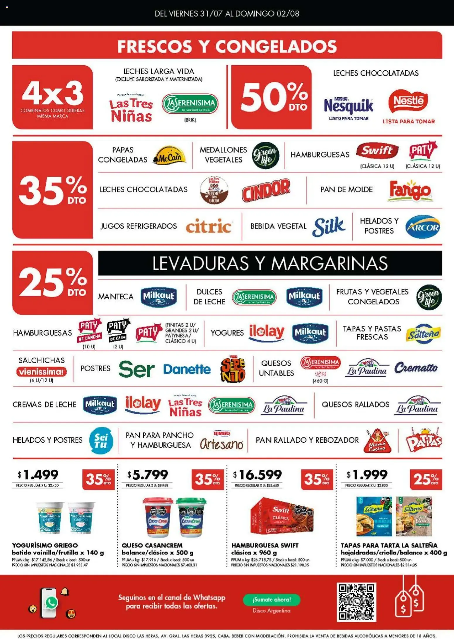 Ofertas de Disco - Ofertas | Córdoba del 30/07/2026 - 02/08/2026 31 de julio al 2 de agosto 2026 - Página 4 del catálogo