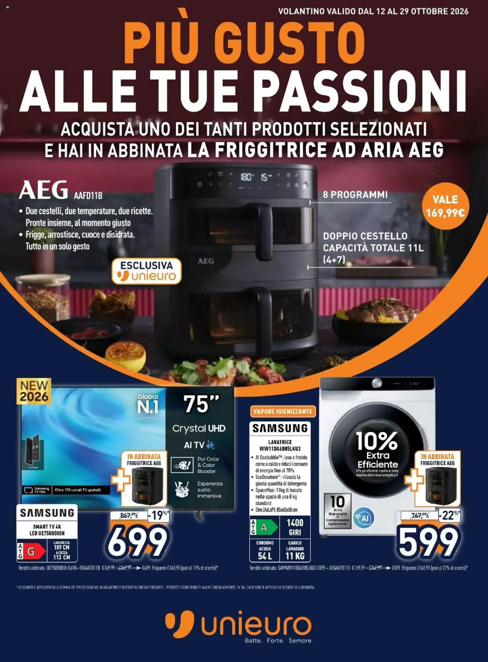 Più gusto alle tue passioni da 12 ottobre a 29 ottobre di 2026 - Pagina del volantino 1