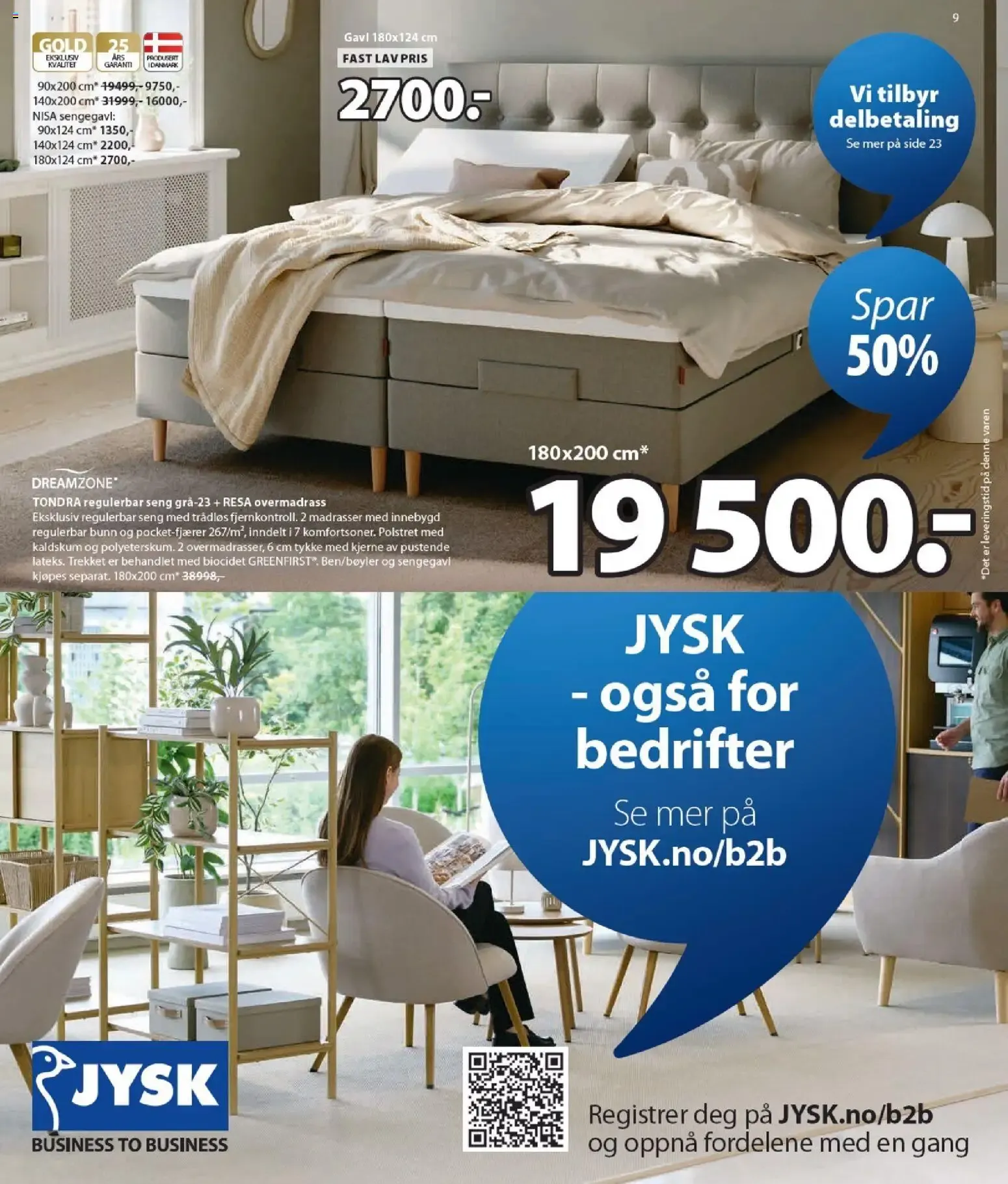 JYSK kundeavis (03/08/2026 - 15/08/2026) - Kundeavis og tilbud fra 3. august til 15. august 2026 - kundeavisside 9