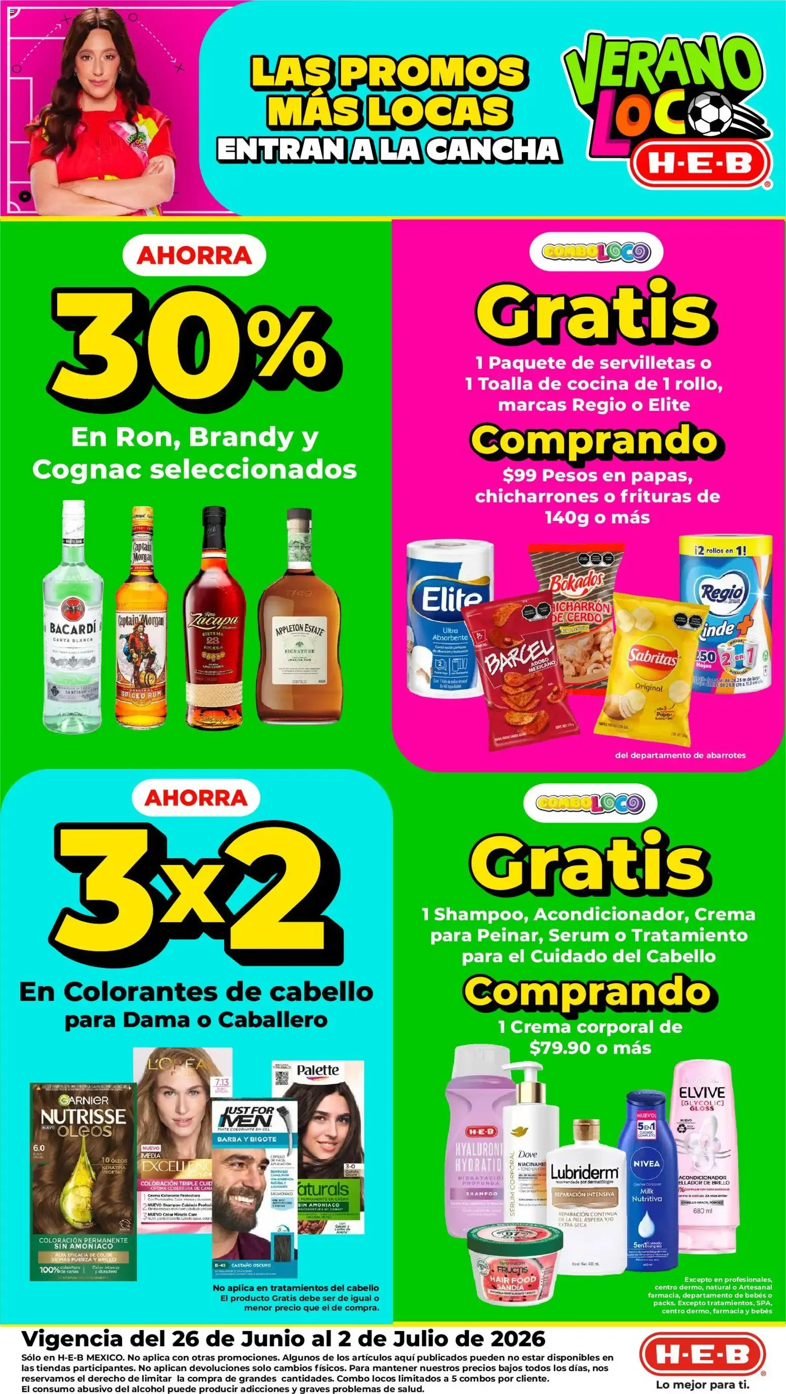 Catálogo de H-E-B folleto (26/06/2026 - 02/07/2026) - catálogo en línea 26 de junio al 2 de julio 2026 - Pagina 1
