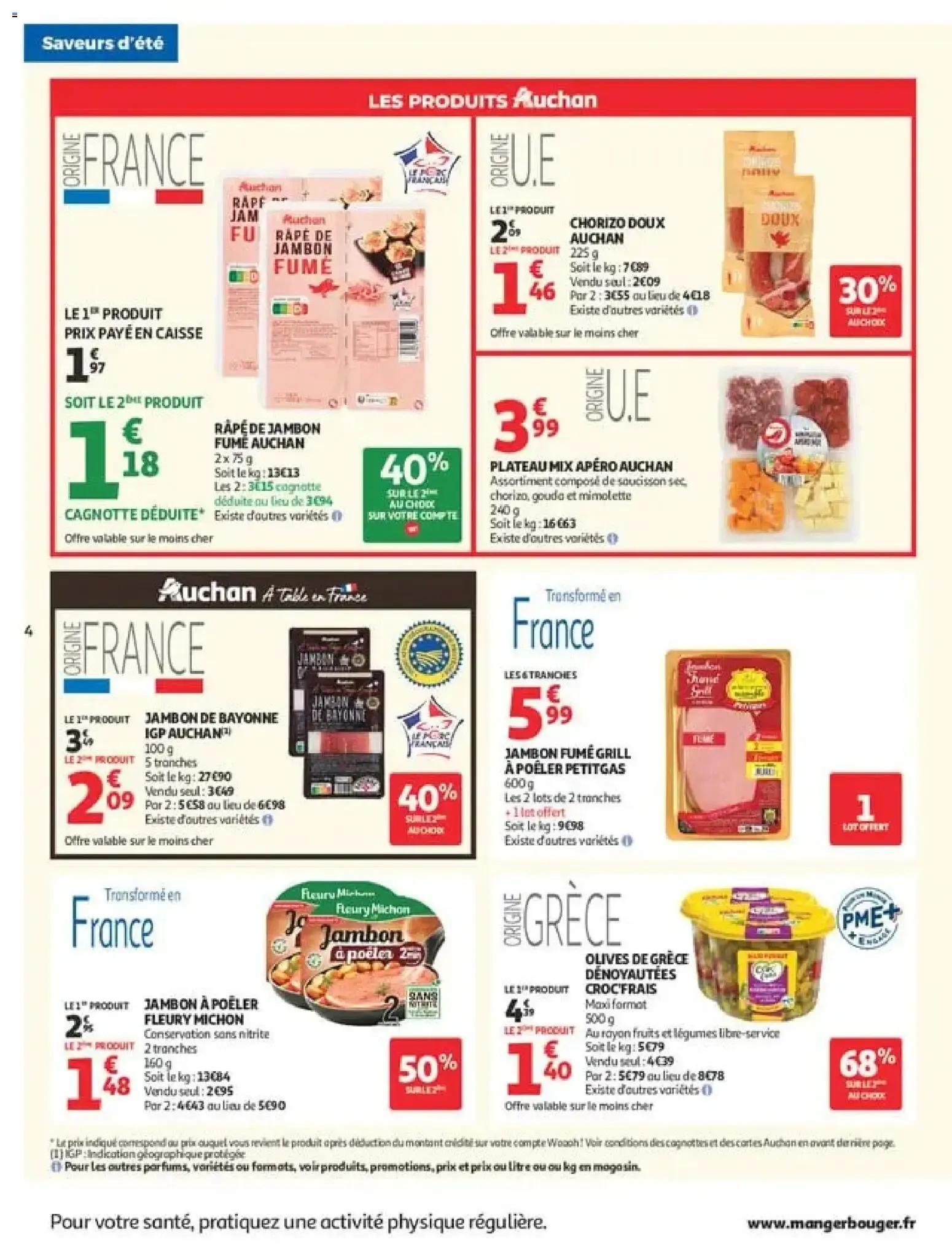 Auchan: Offres du moment du 28 juillet au 9 août 2026 - Catalogue page 4
