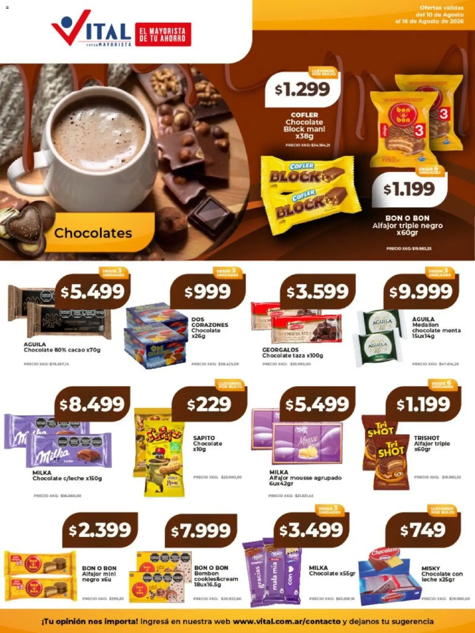 Ofertas de Vital Supermayorista - Ofertas 10 de agosto al 16 de agosto 2026 - Página 22 del catálogo