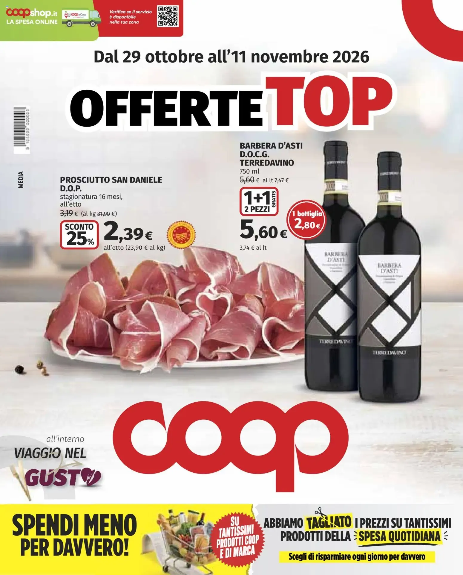 Volantino COOP Anteprima dal 29/10/2026 > NUOVO Promozioni da 29 ottobre a 11 novembre di 2026 - Pagina del volantino 1