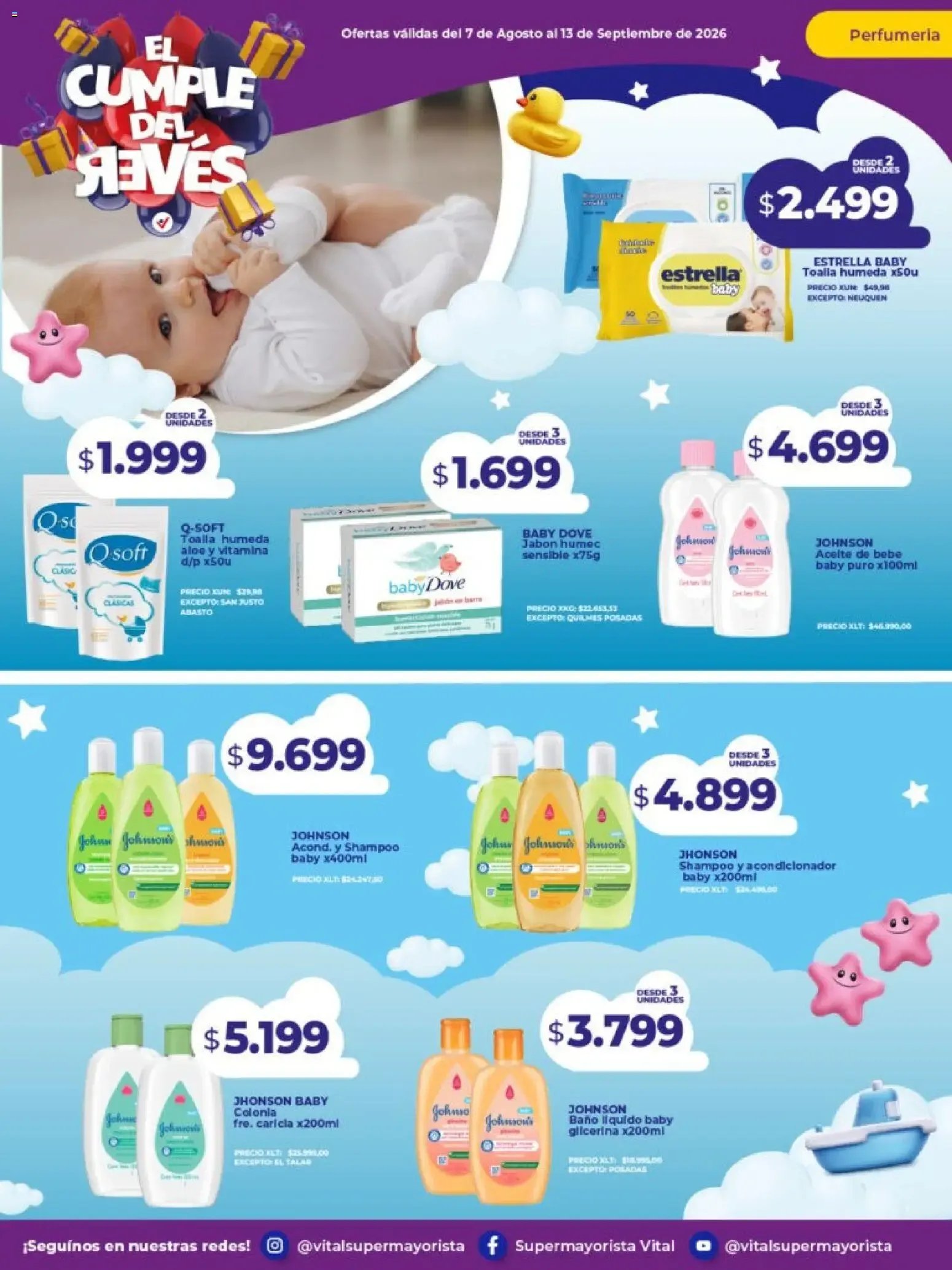 Ofertas de Vital Super Mayorista - El Cumple del Revés 7 de septiembre al 13 de septiembre 2026 - Página 8 del catálogo