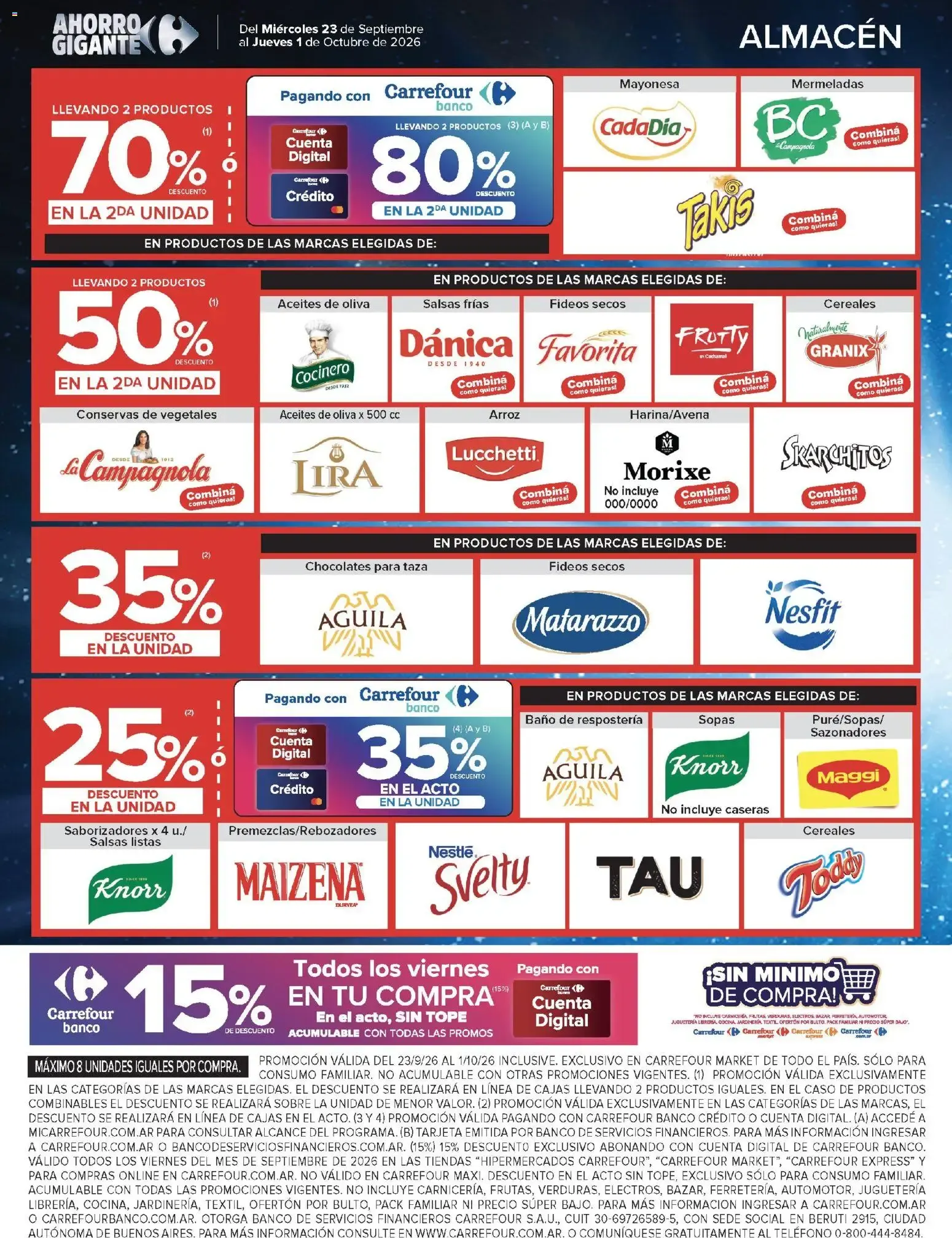 Ofertas de Carrefour Ofertas || del 23/09/2026 - 01/10/2026 || Promociones 23 de septiembre al 1 de octubre 2026 - Página 39 del catálogo
