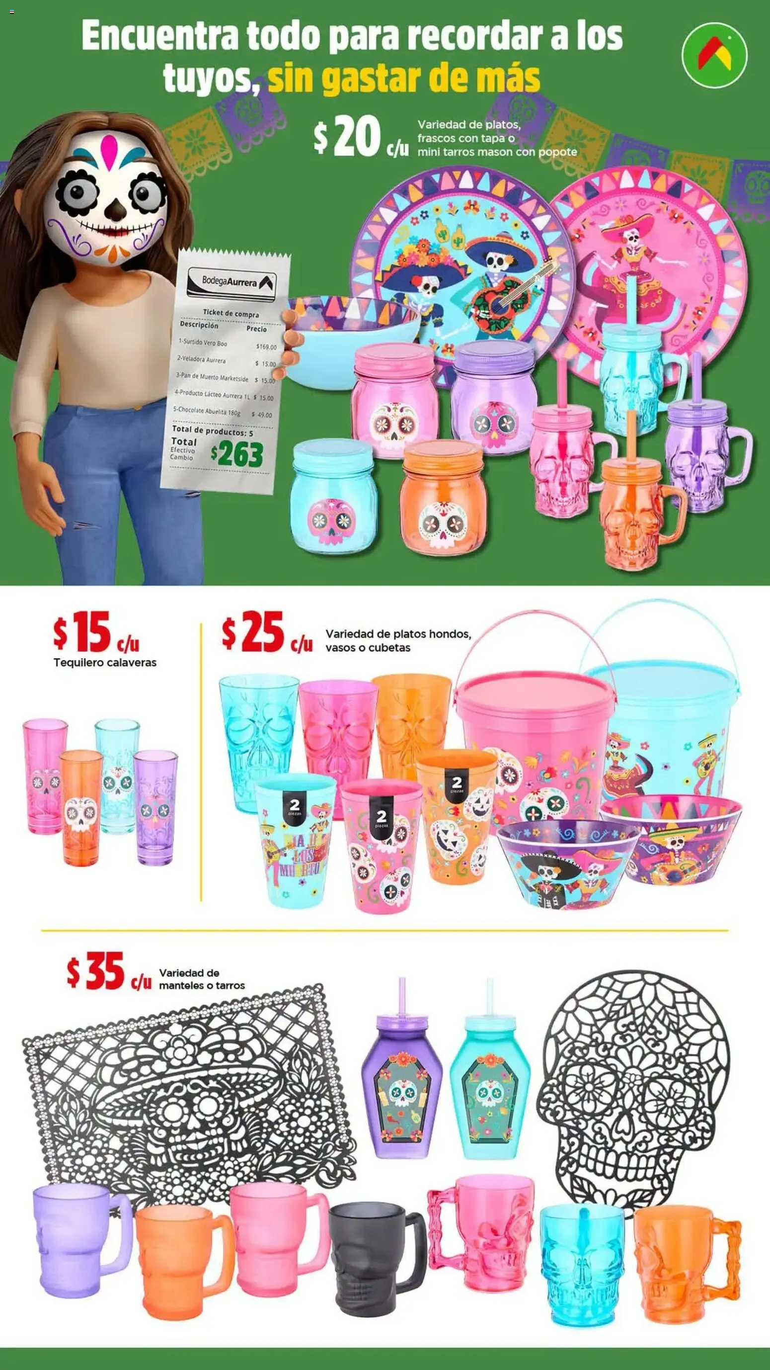 Catálogo de Bodega Aurrerá folleto Encuentra todo para recordar a los tuyos, sin gastar de más (17/09/2026 - 04/11/2026) - catálogo en línea 17 de septiembre al 4 de noviembre 2026 - Pagina 1