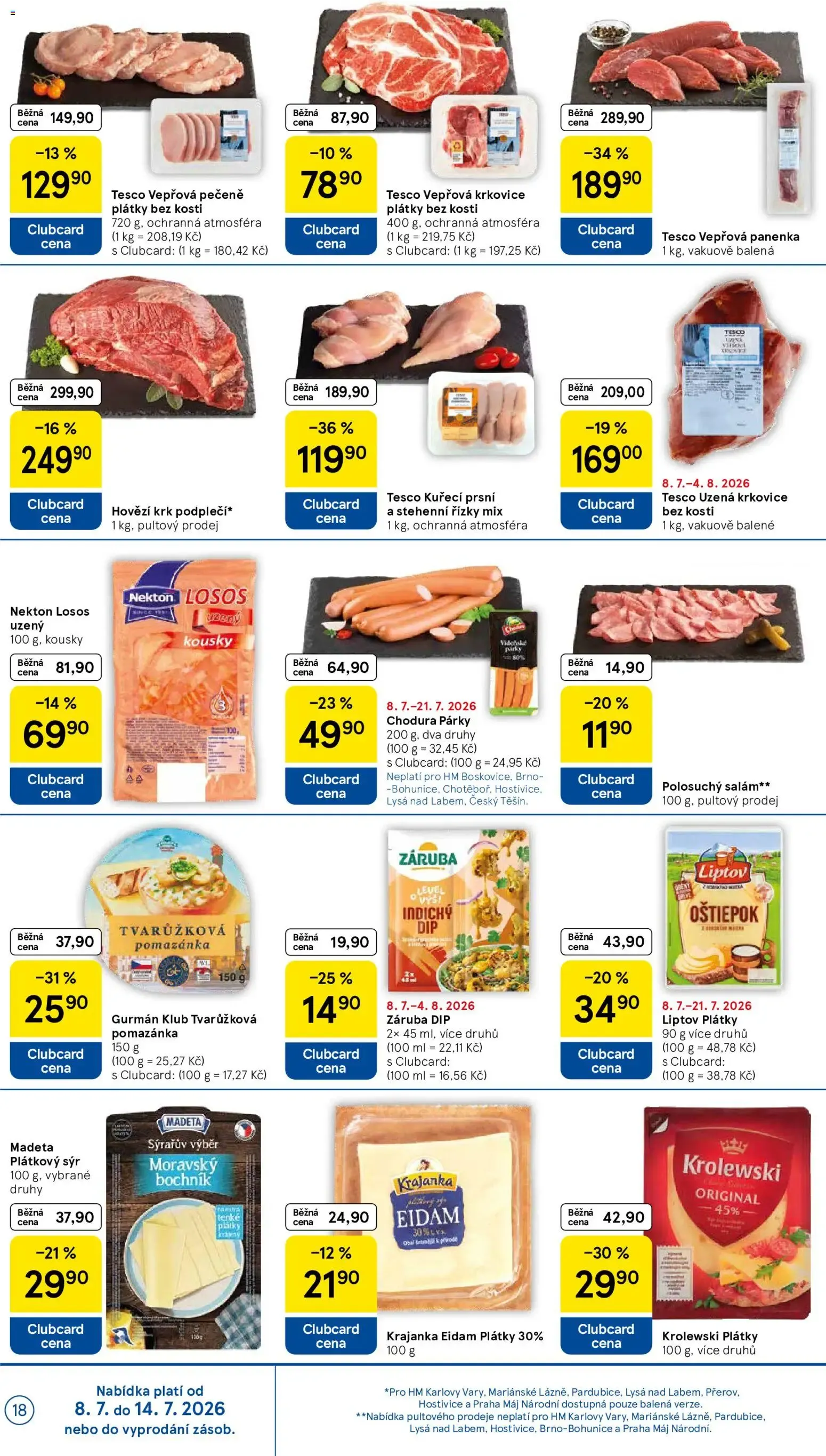 Tesco leták na tento + příští týden 08.07.2026 - 8. července 14. července 2026 - Page 18