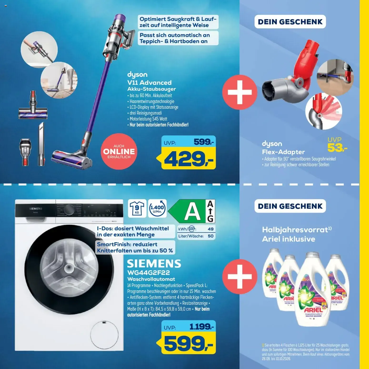 Euronics Aktueller Prospekt (ab 28.09.2026) zum Blättern von 28. September bis 10. Oktober 2026 - Prospekt seite 21