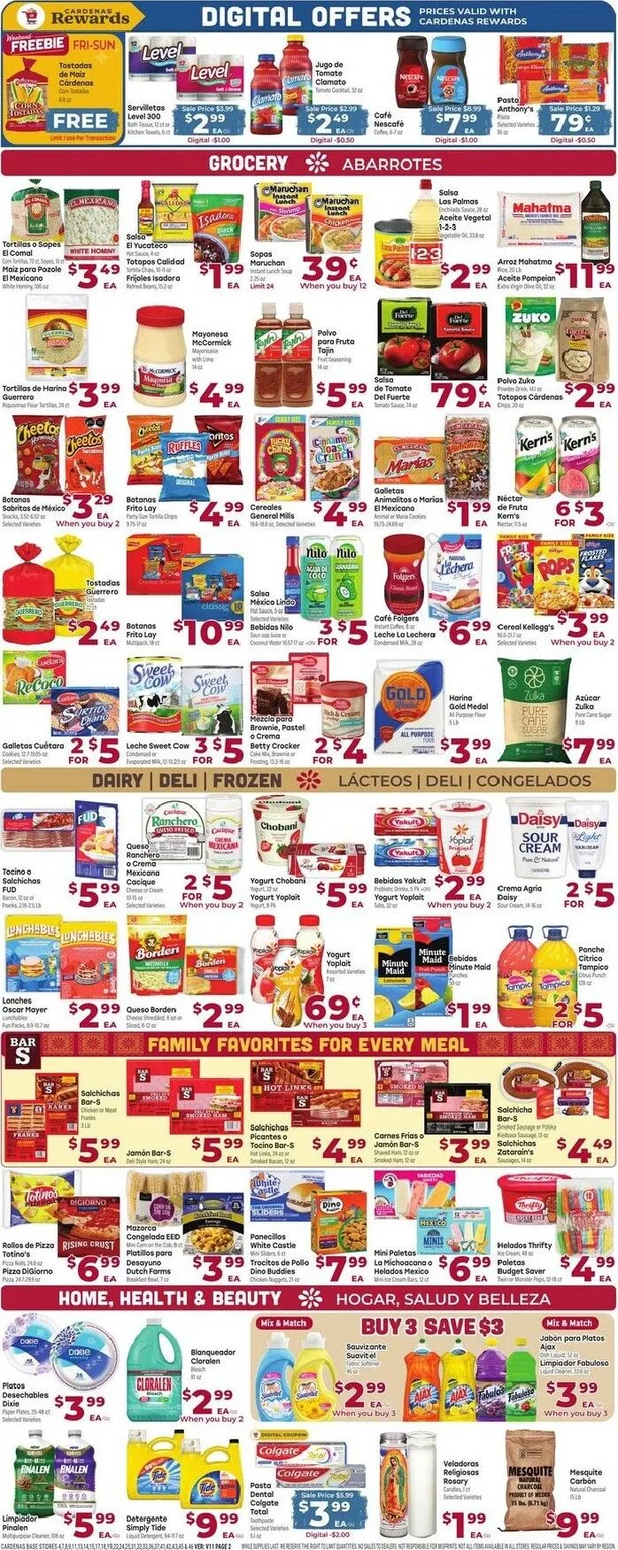 Weekly ad Current Cardenas Markets leaflet valid from Wednesday 10/14/2026 to Tuesday 10/20/2026 from October 14 to October 20 2026 - Page 2