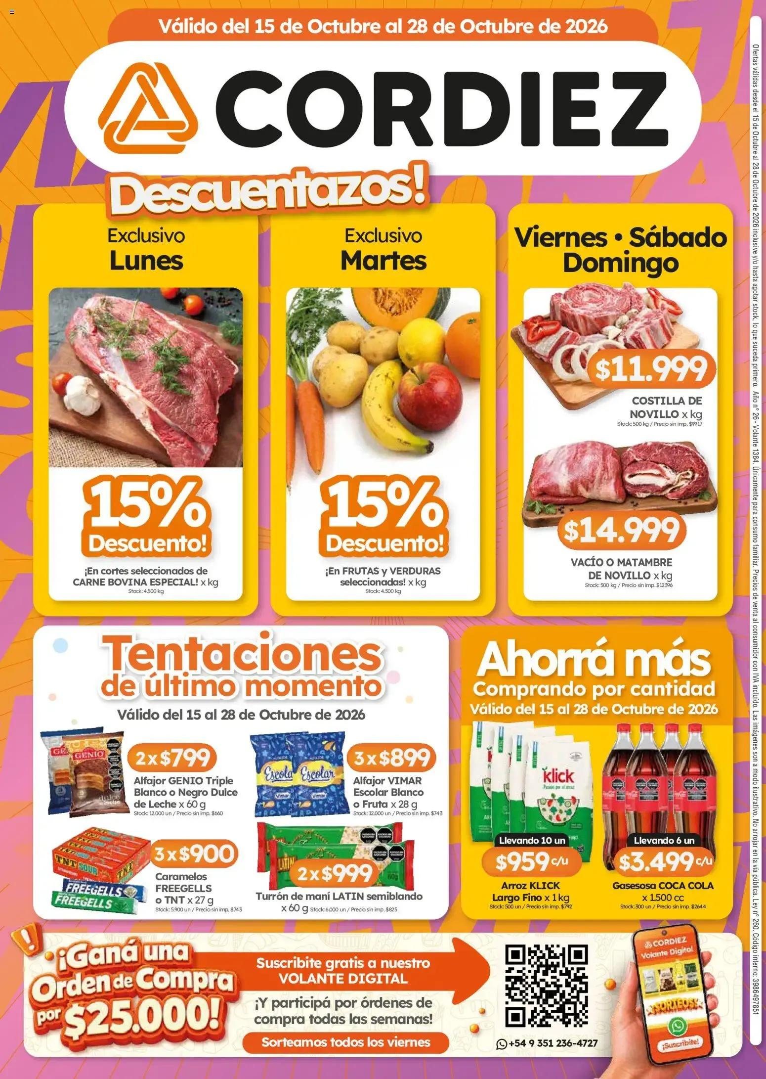 Ofertas de Cordiez - Ofertas || del 15/10/2026 - 28/10/2026 || Catálogo 15 de octubre al 28 de octubre 2026 - Página 8 del catálogo