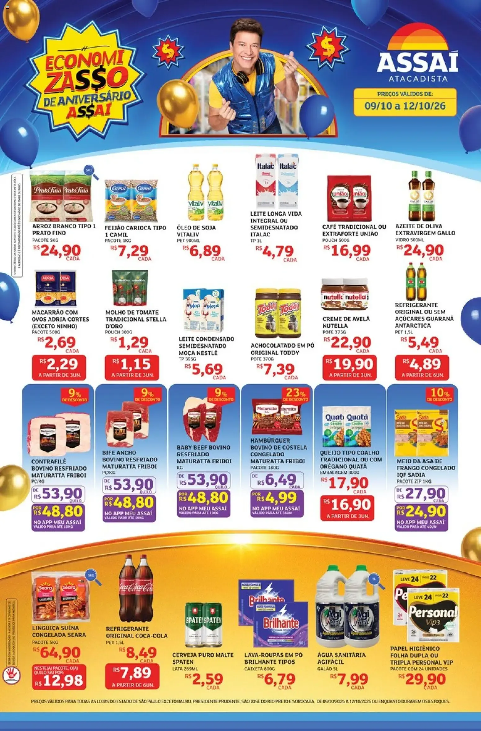 Encarte de Assaí Atacadista ofertas de 09/10/2026 | Promoções Online 9 de outubro até 12 de outubro 2026 - Pagina 1