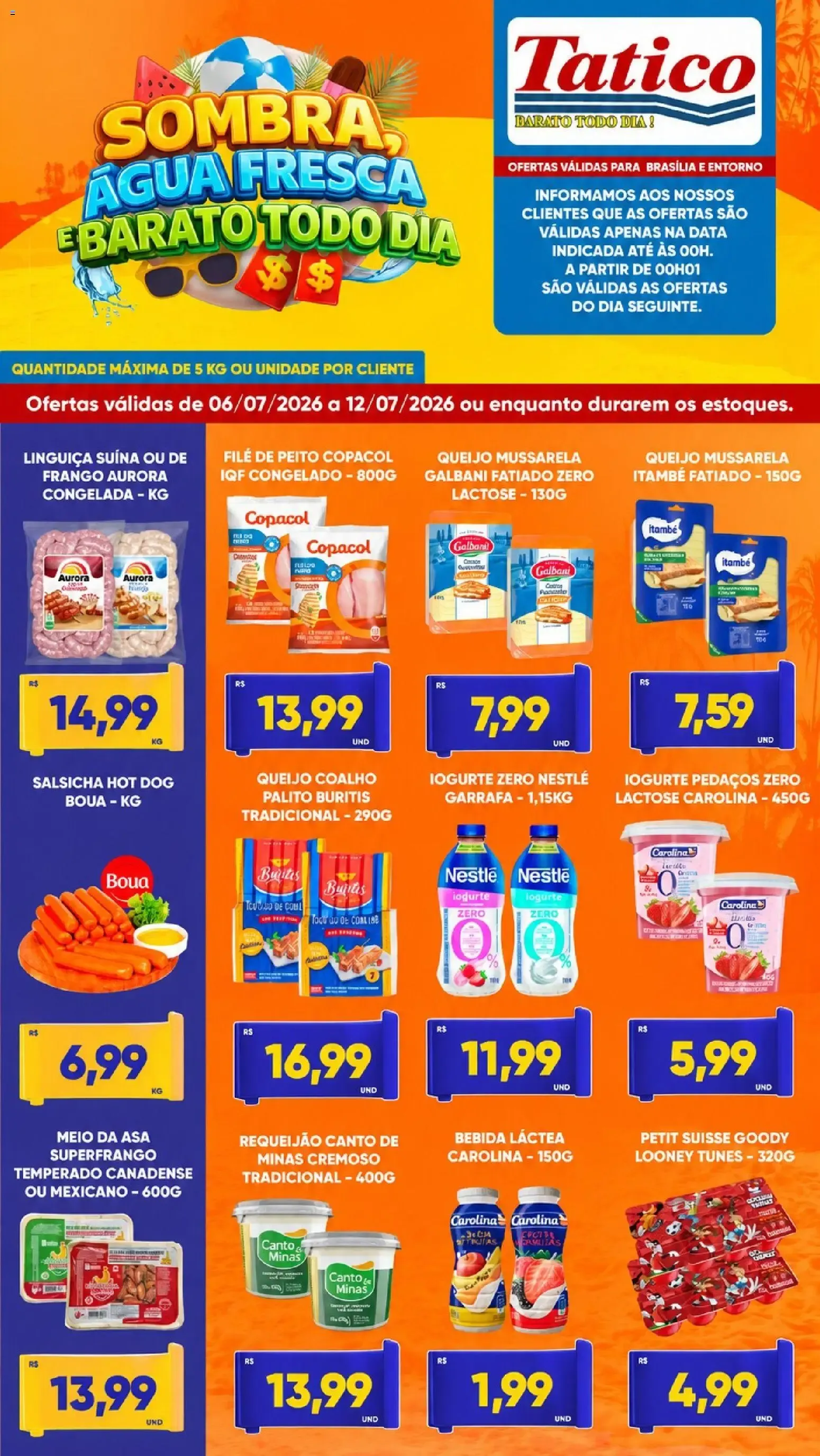 Encarte de Tatico - Ofertas da semana de 06/07/2026 | Promoções Online 6 de julho até 12 de julho 2026 - Pagina 1