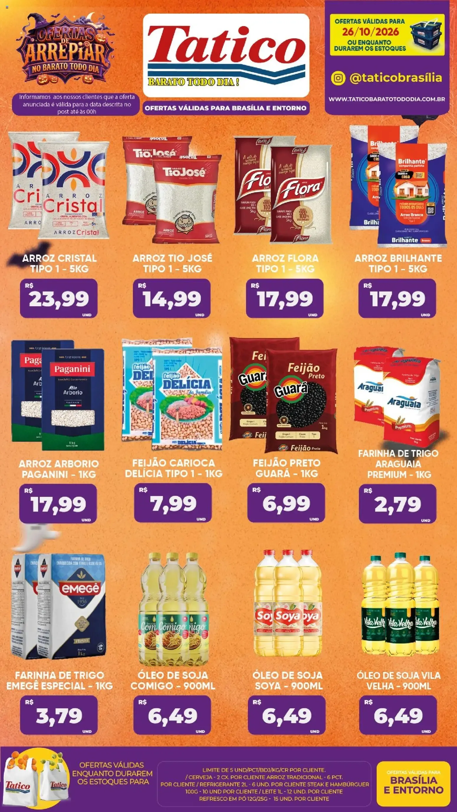 Encarte de Tatico ofertas do Dia de 26/10/2026 | Promoções Online 26 de outubro até 26 de outubro 2026 - Pagina 1
