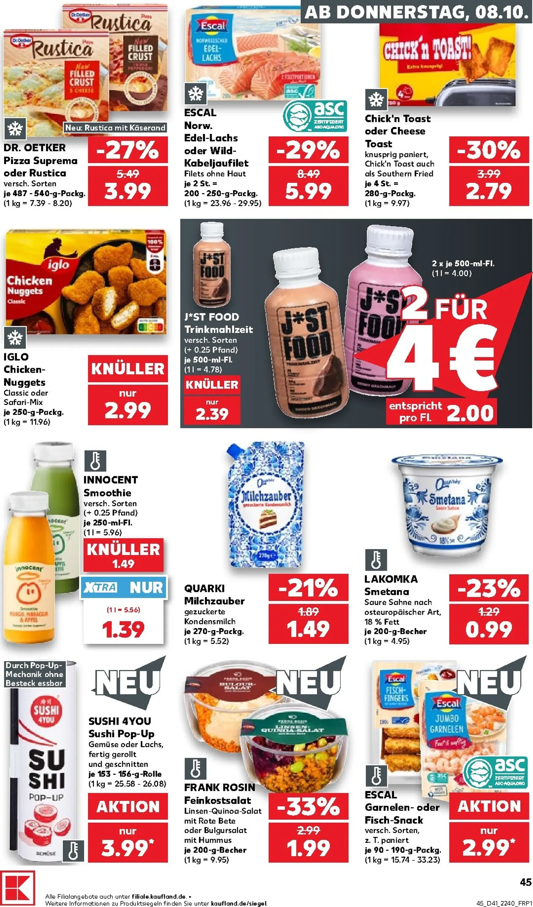 Neuer Kaufland Prospekt – von Donnerstag 08.10.2026 bis Mittwoch 14.10.2026 von 8. Oktober bis 14. Oktober 2026 - Prospekt seite 46