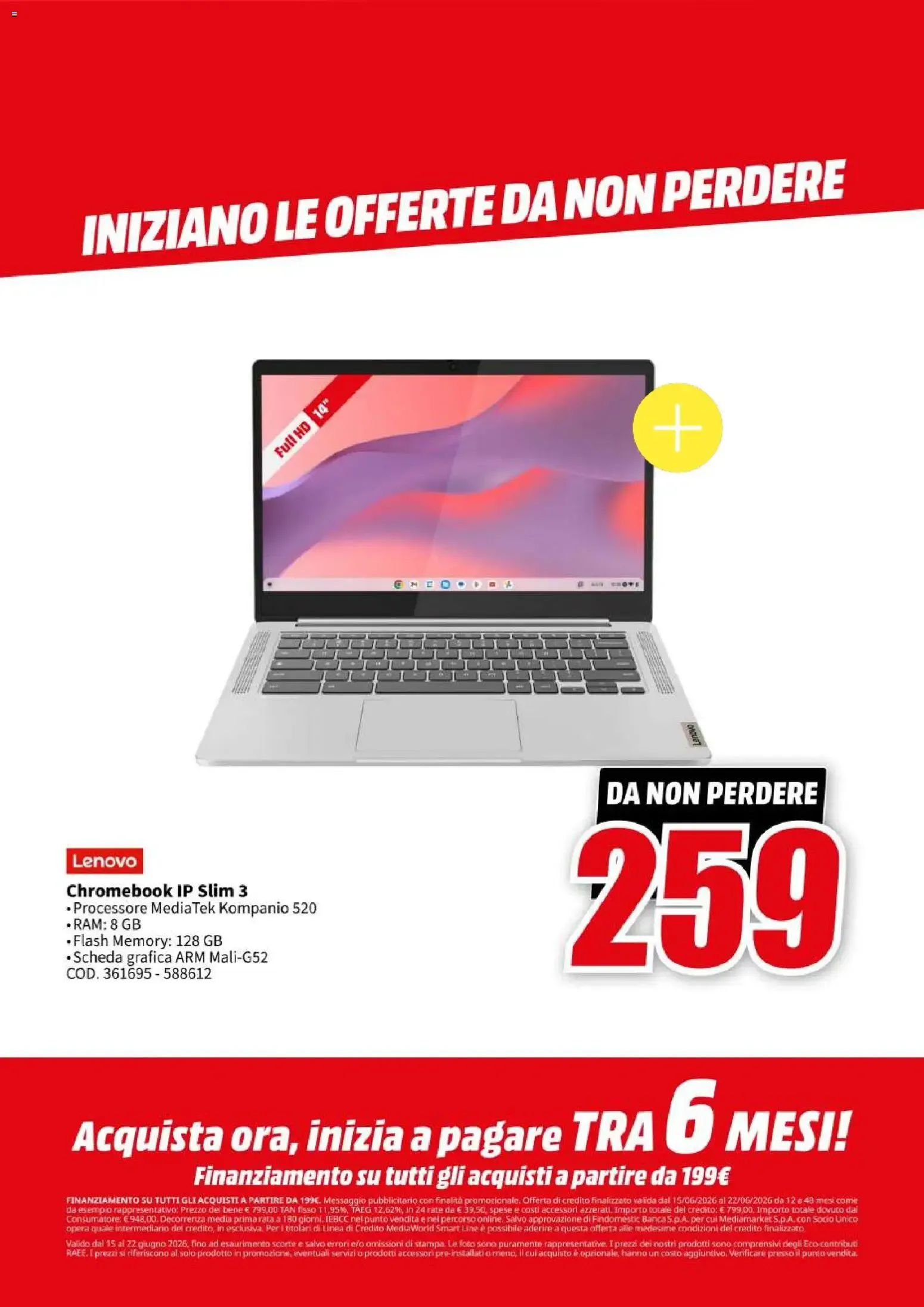 Nuovo Media World volantino dal 15/06/2026 > offerte anteprima 🛍️ da 15 giugno a 22 giugno di 2026 - Pagina del volantino 13