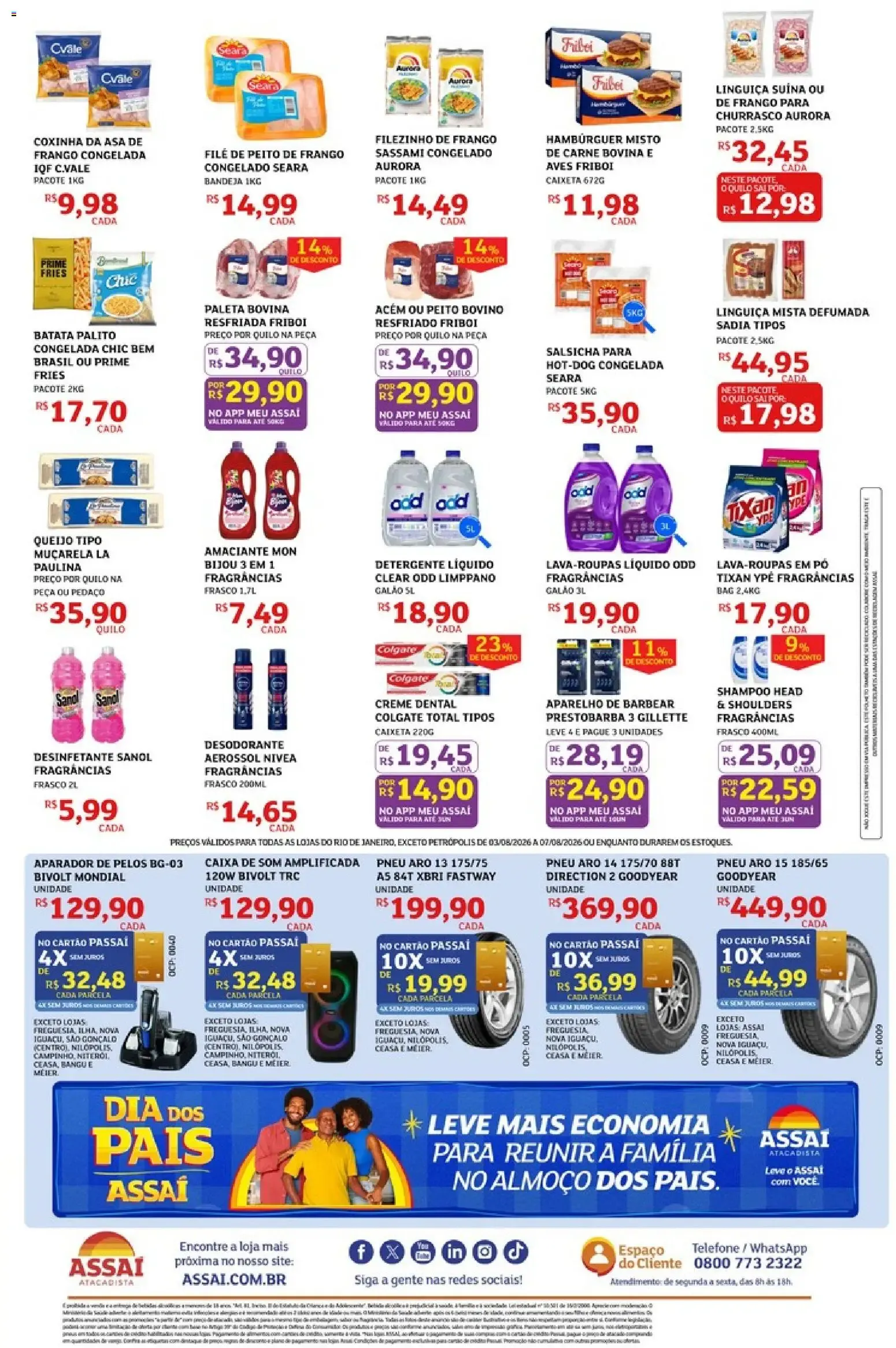 Encarte de Assaí Atacadista ofertas - RJ 3 de agosto até 7 de agosto 2026 - Pagina 2