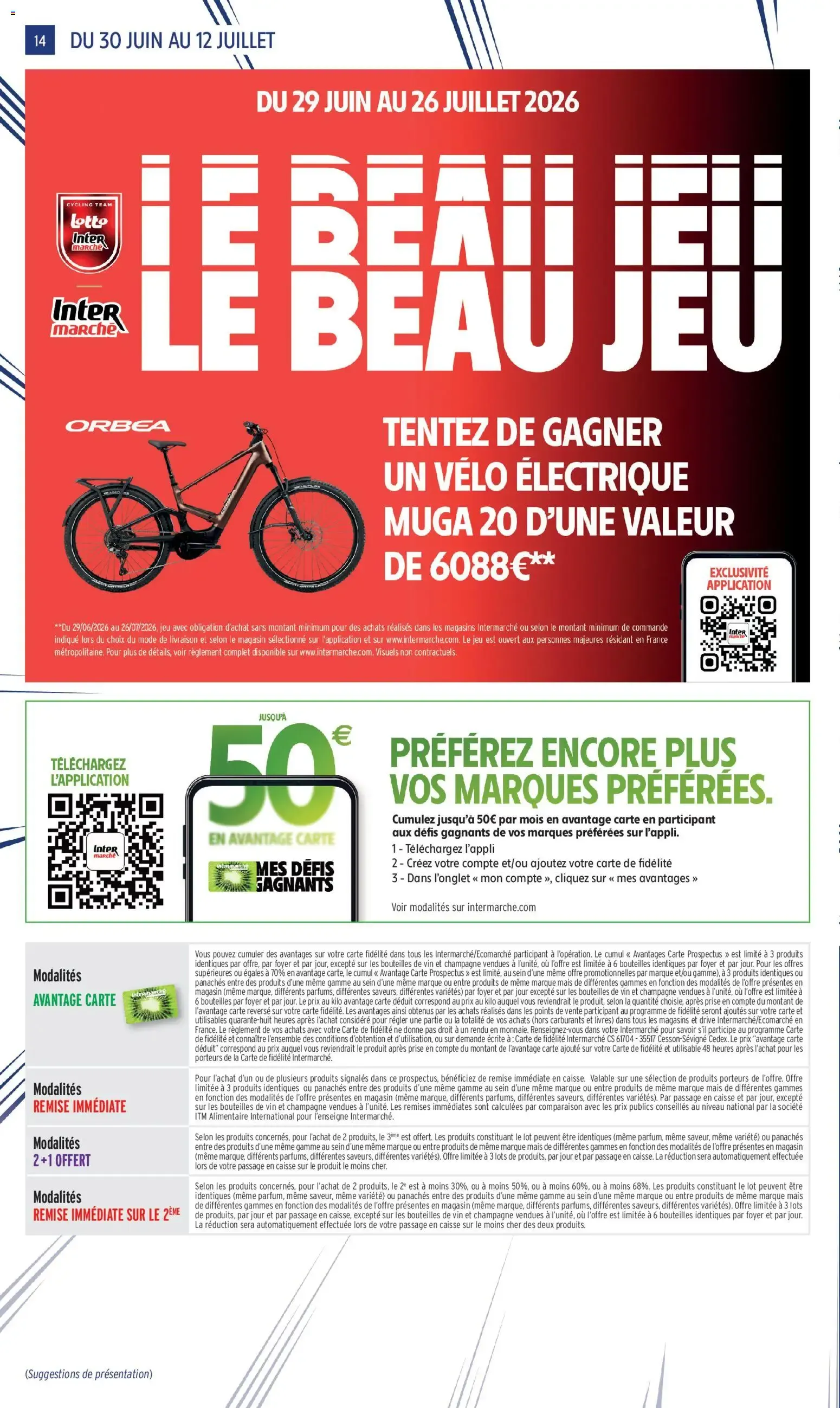Intermarché - 80% en ventaja tarjeta en Ariel y Lenor du 30 juin au 12 juillet 2026 - Catalogue page 14
