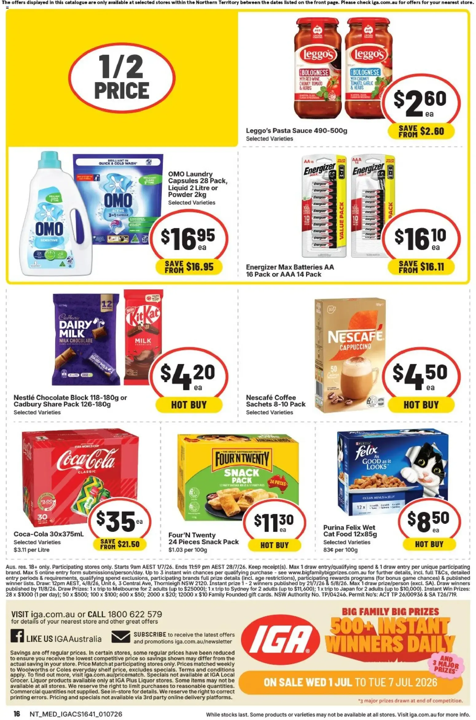 IGA Big Family Big Prizes - Catalogue valid from 1 July to 7 July 2026 - page 16