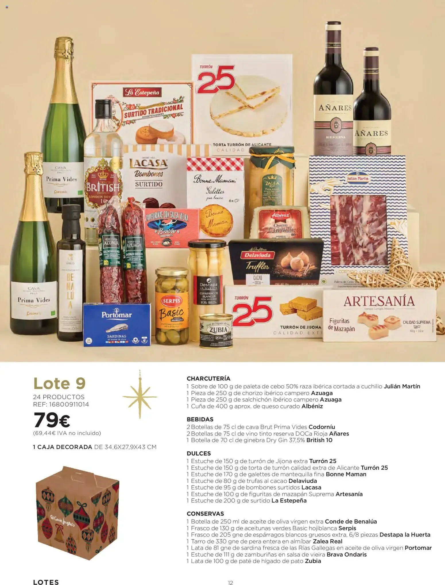 Catálogo de El Corte Inglés Cestas Navidad 2026 08/10/2026 │Catálogo 8 de octubre al 5 de enero 2027 - Página 12