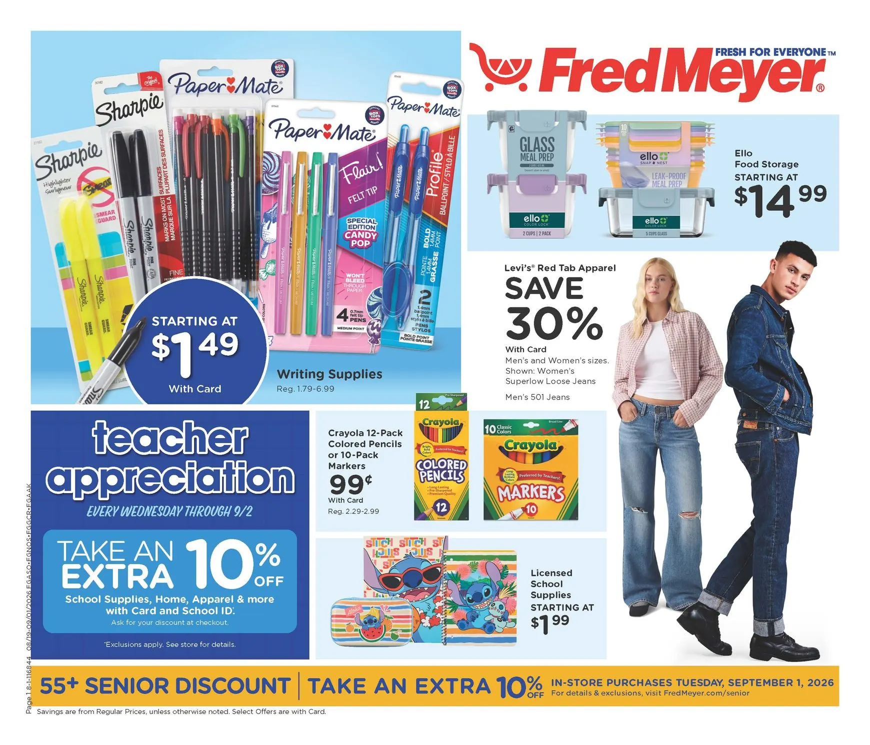 Weekly ad Fred Meyer from August 19 to September 1 2026 - Page 1